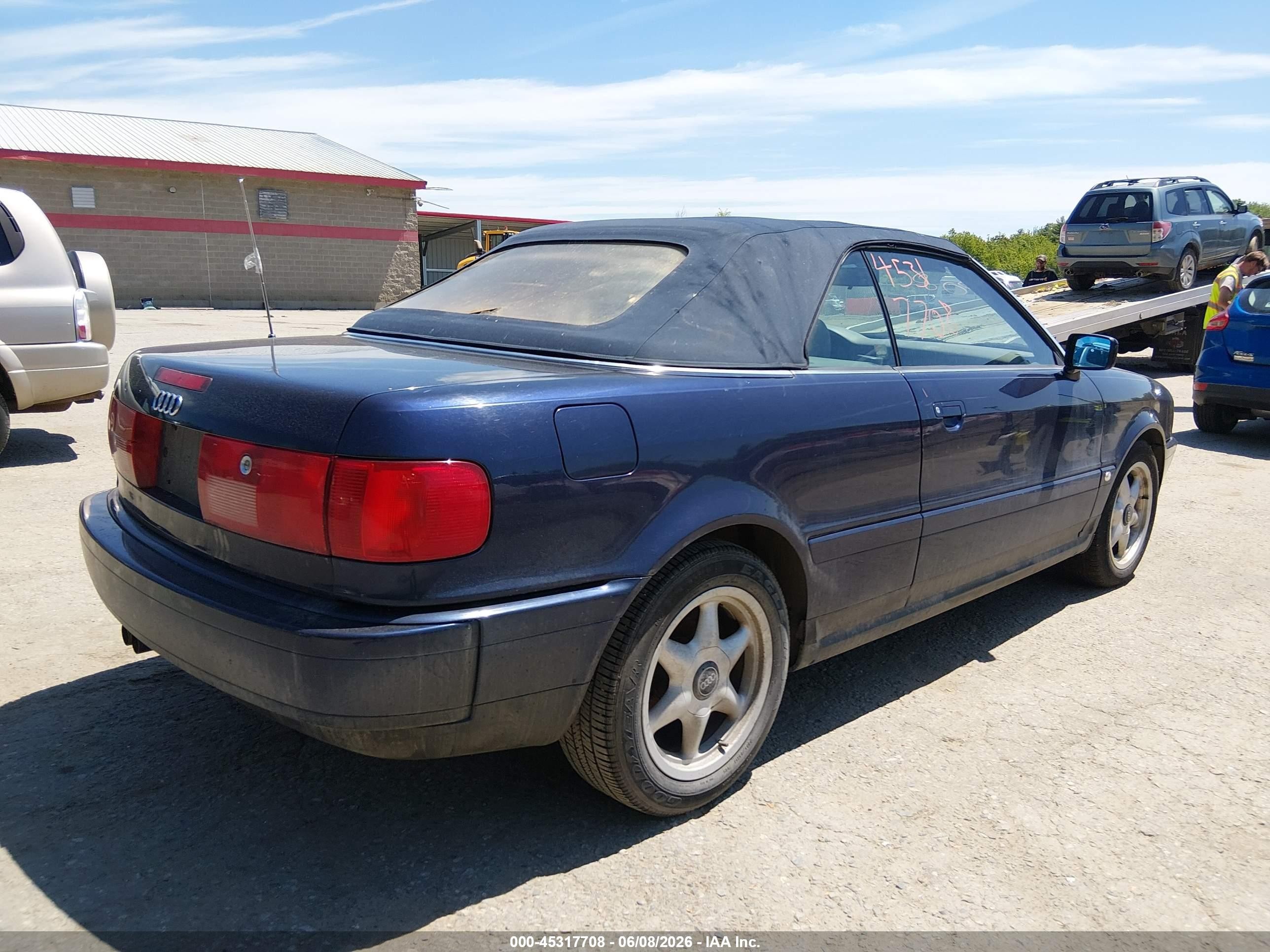 1997 Audi Cabriolet   Blue vin: WAUAA88G8VN005343