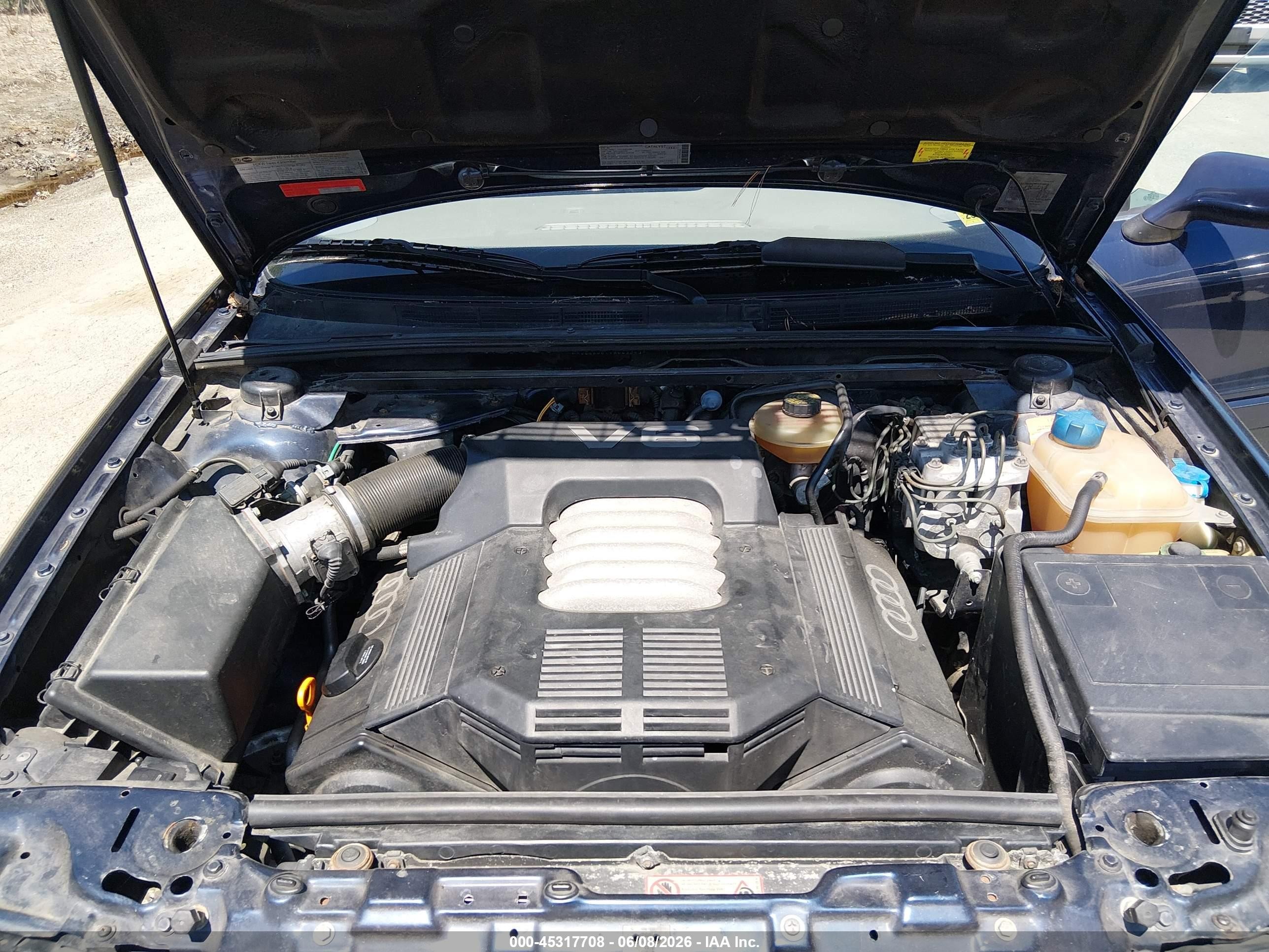 1997 Audi Cabriolet   Blue vin: WAUAA88G8VN005343
