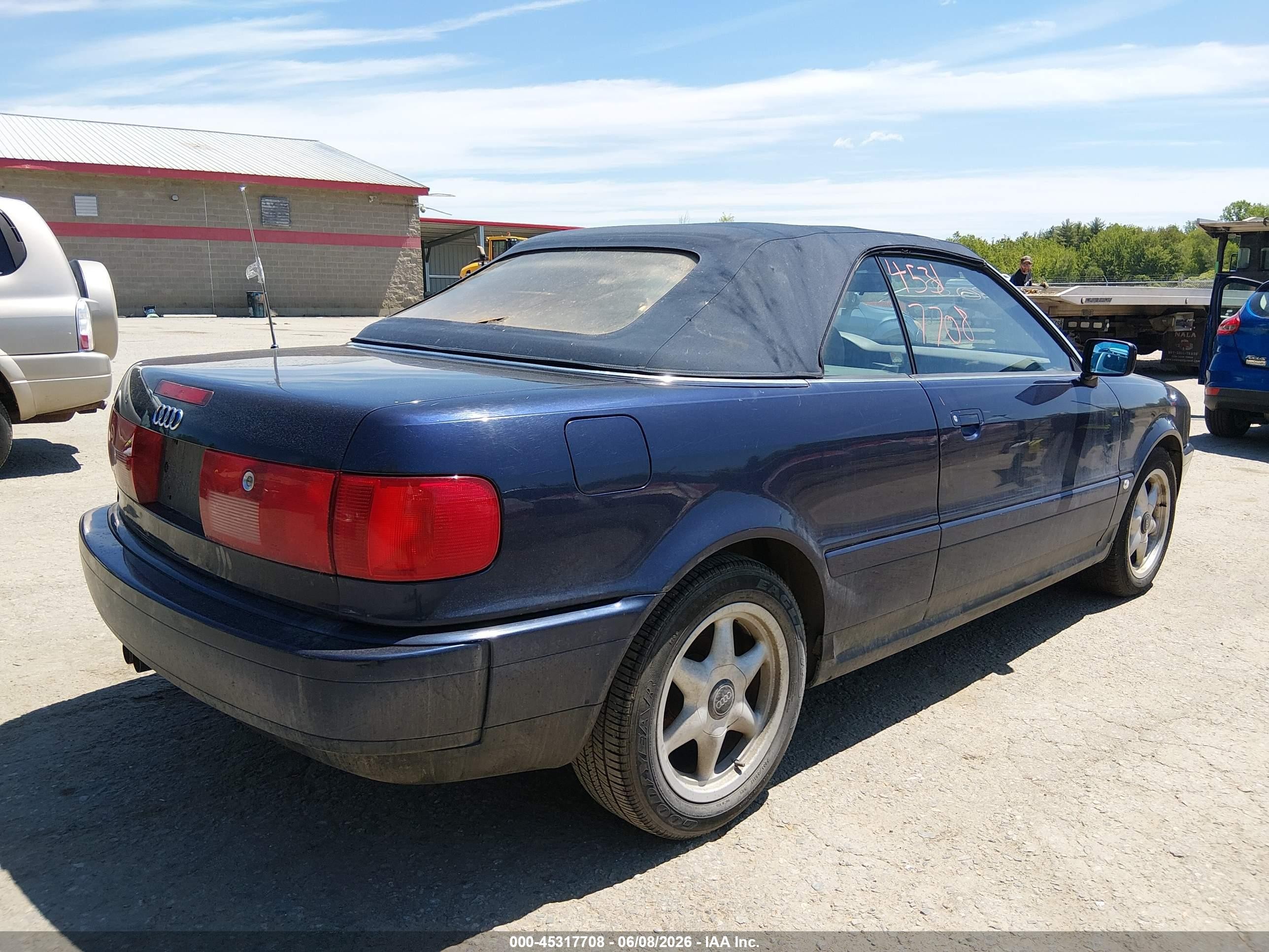 1997 Audi Cabriolet   Blue vin: WAUAA88G8VN005343