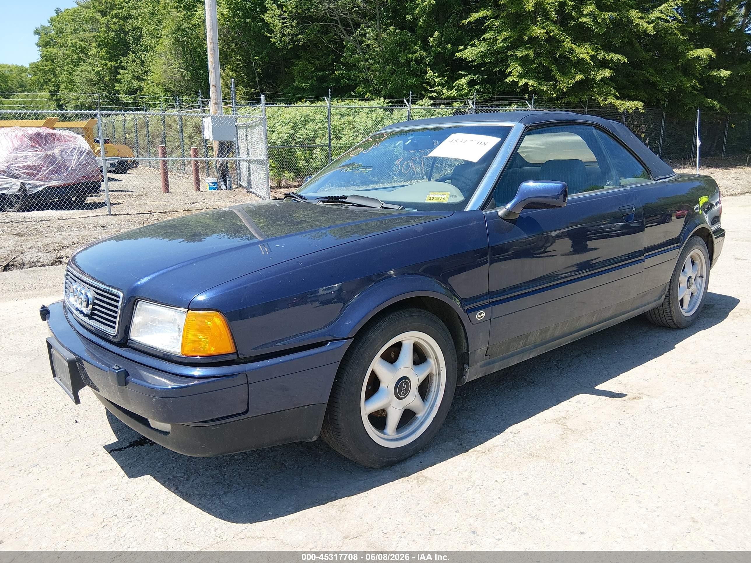 1997 Audi Cabriolet   Blue vin: WAUAA88G8VN005343