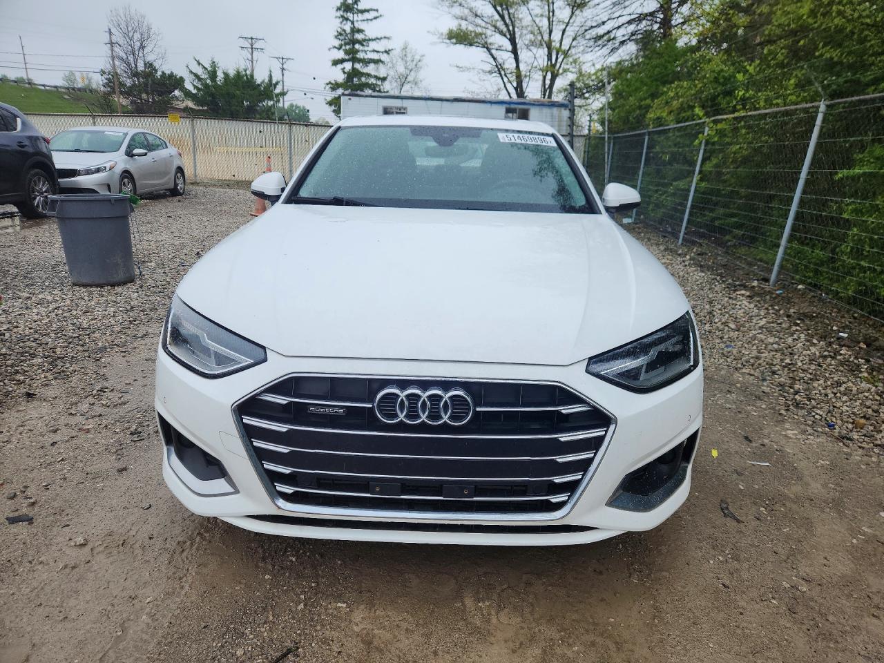 2021 Audi A4 Premium 40 Белый vin: WAUABAF43MN011384