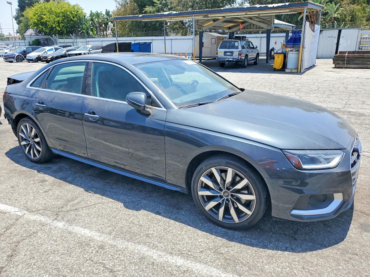 2021 Audi A4 Premium 40 Gray vin: WAUABAF44MA086697