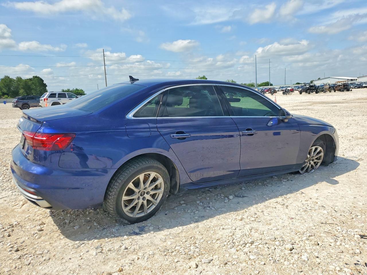 2022 Audi A4 Premium 40 Blue vin: WAUABAF49NA004853