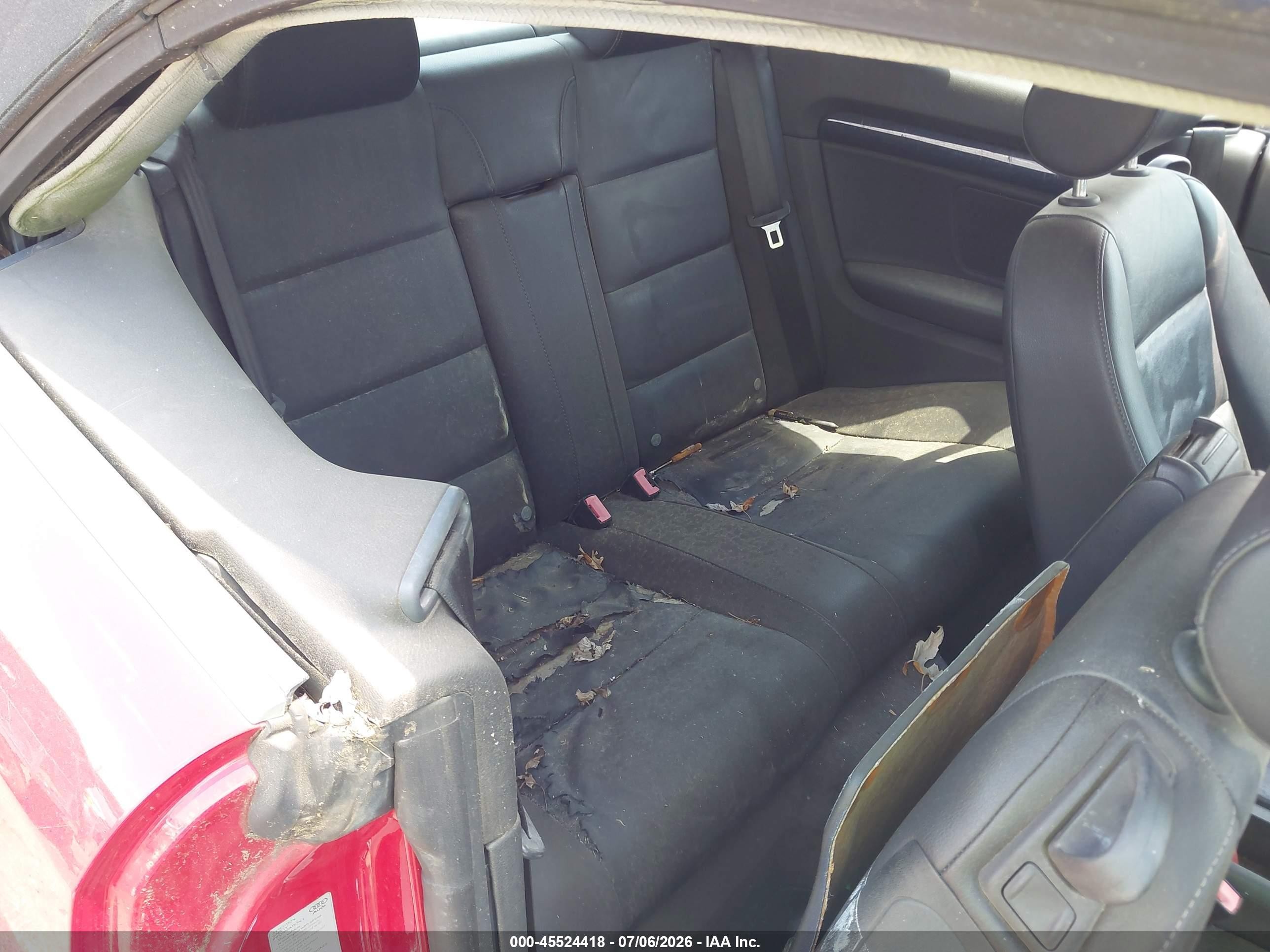 2004 Audi A4 1.8t Red vin: WAUAC48H04K010211