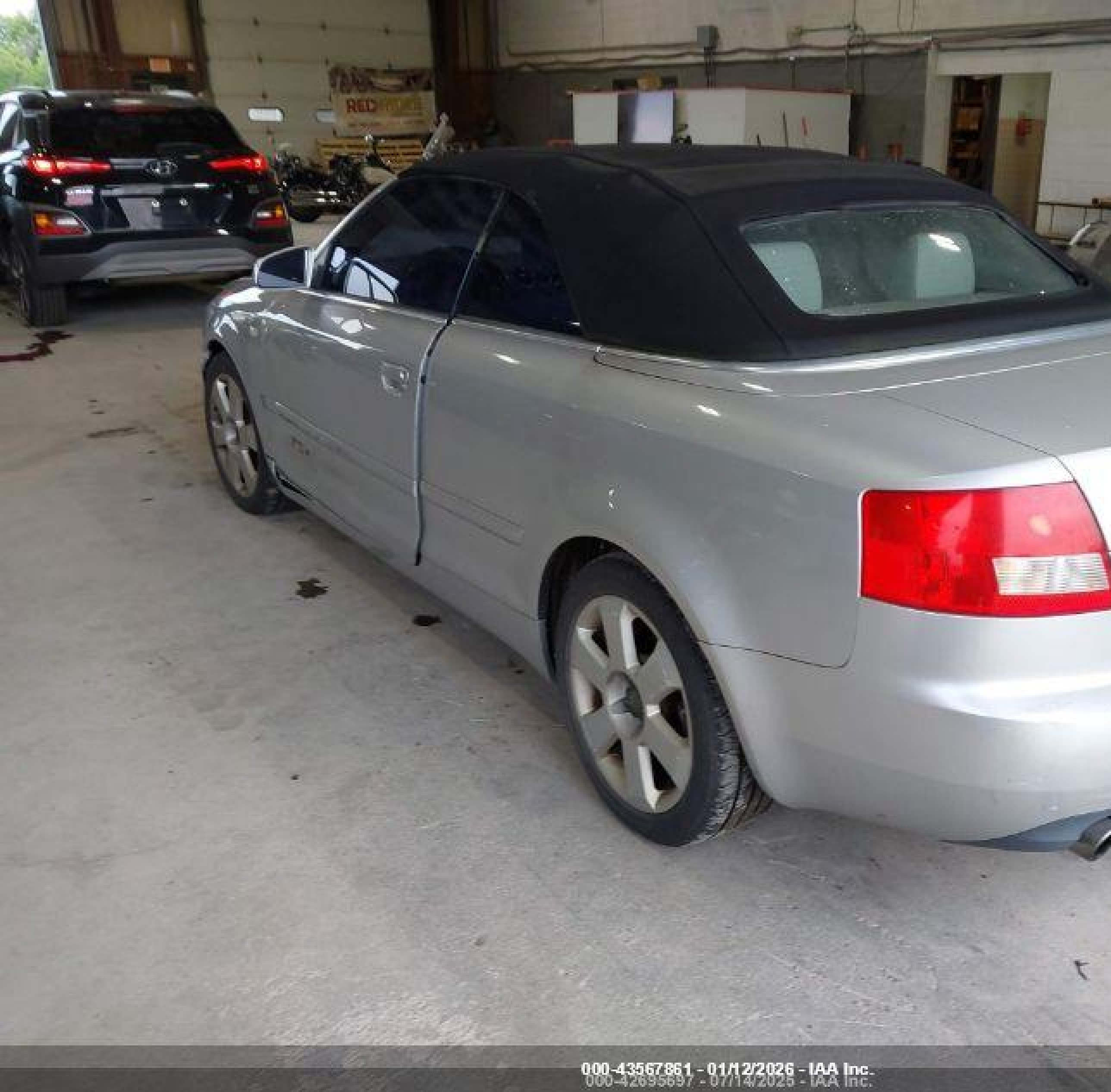 2005 Audi A4 1.8t Silver vin: WAUAC48H05K013904