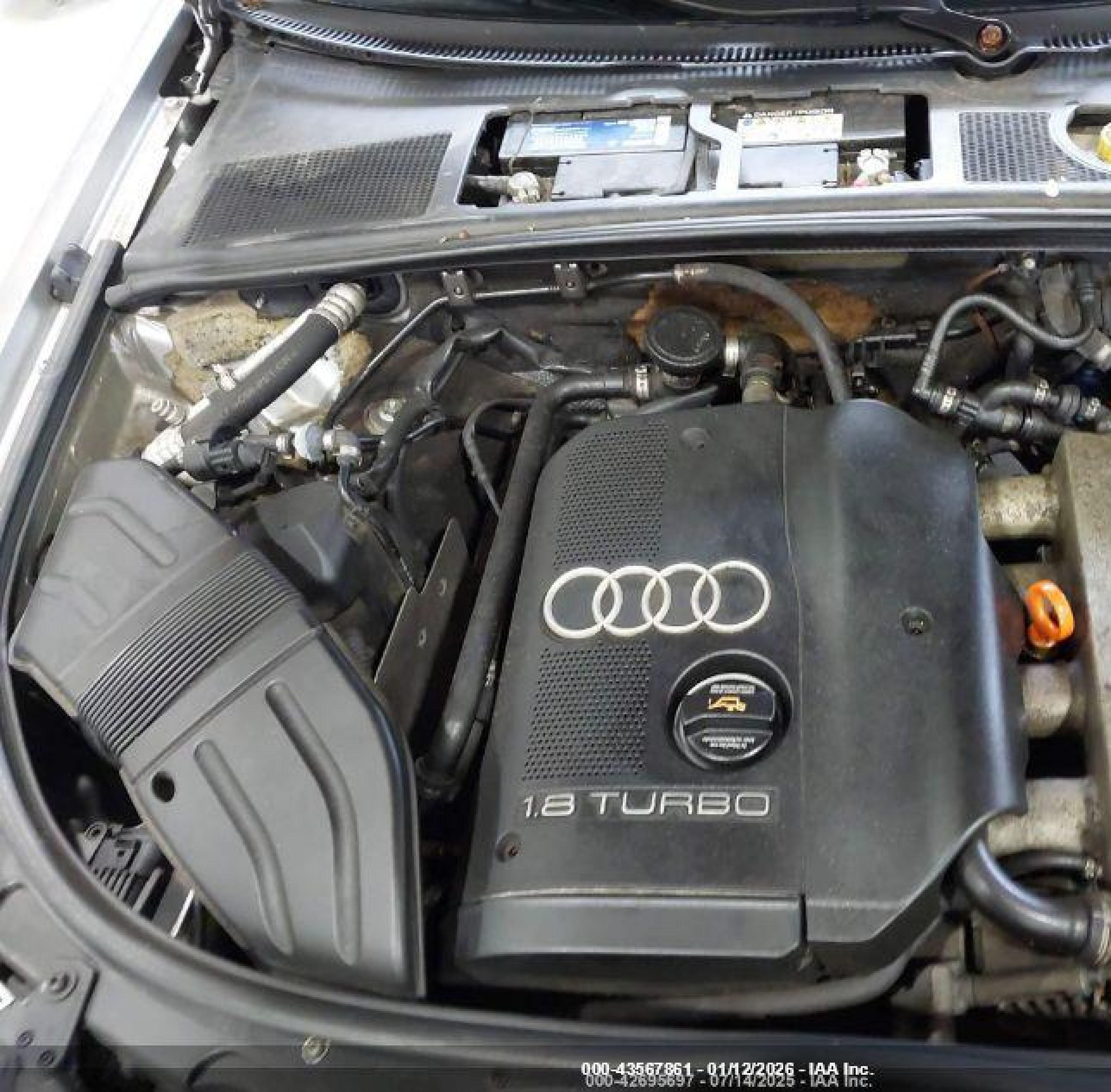 2005 Audi A4 1.8t Silver vin: WAUAC48H05K013904