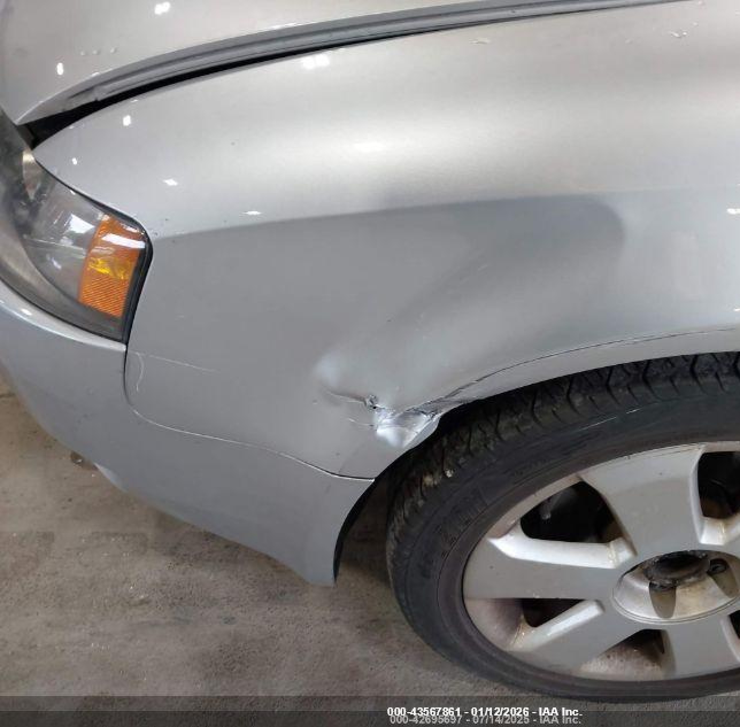 2005 Audi A4 1.8t Silver vin: WAUAC48H05K013904