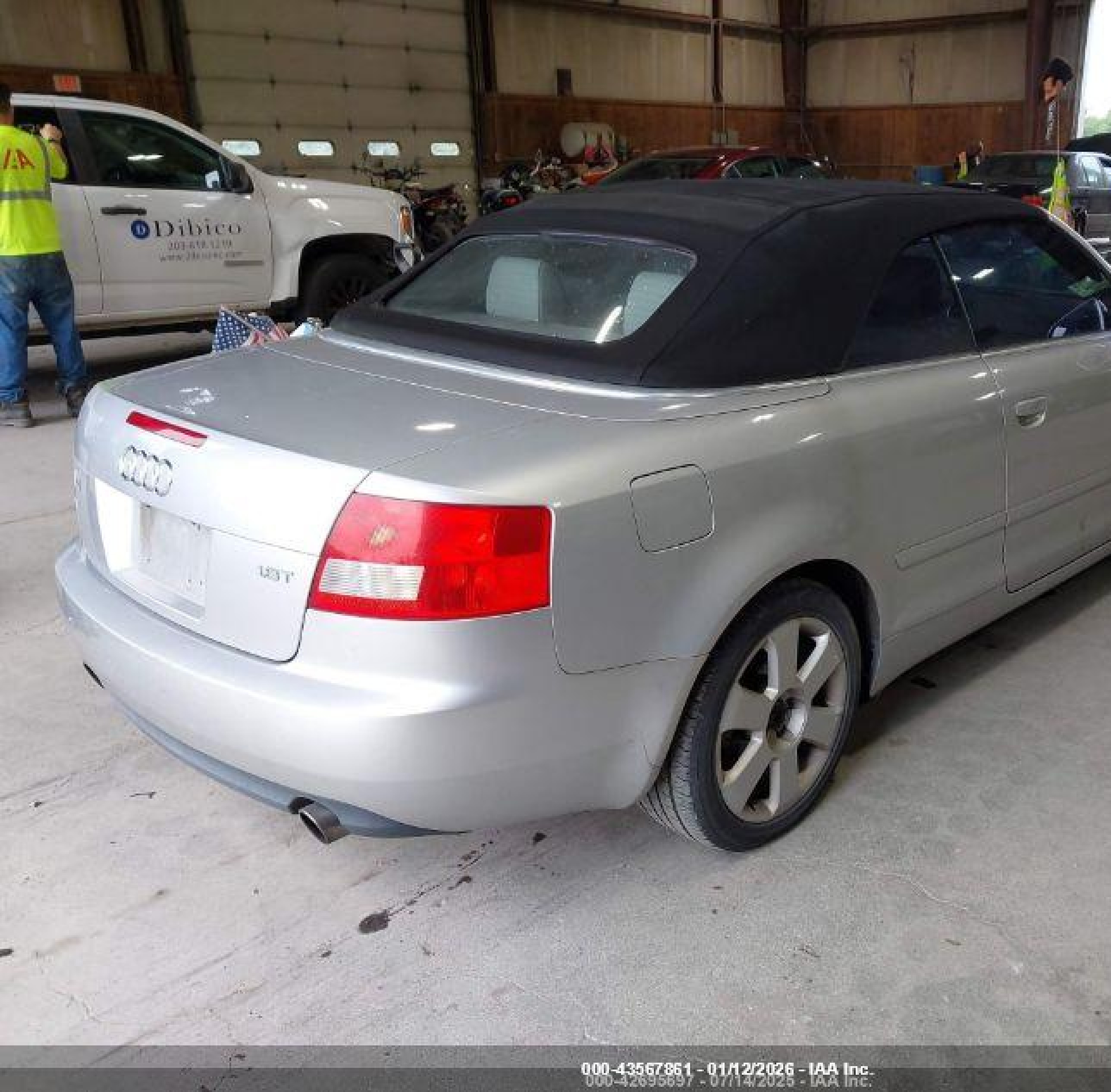 2005 Audi A4 1.8t Silver vin: WAUAC48H05K013904