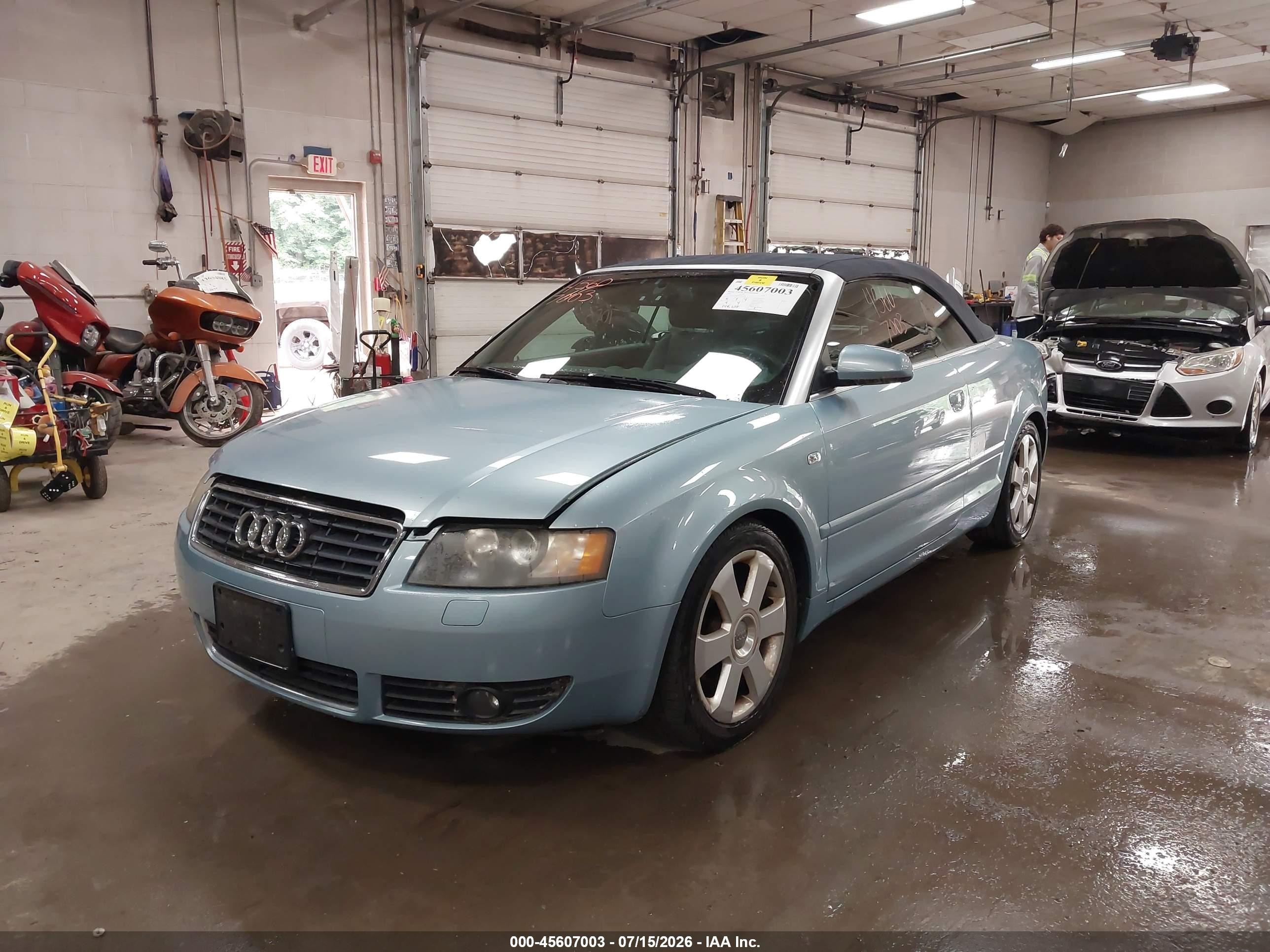 2006 Audi A4 1.8t Blue vin: WAUAC48H26K006194