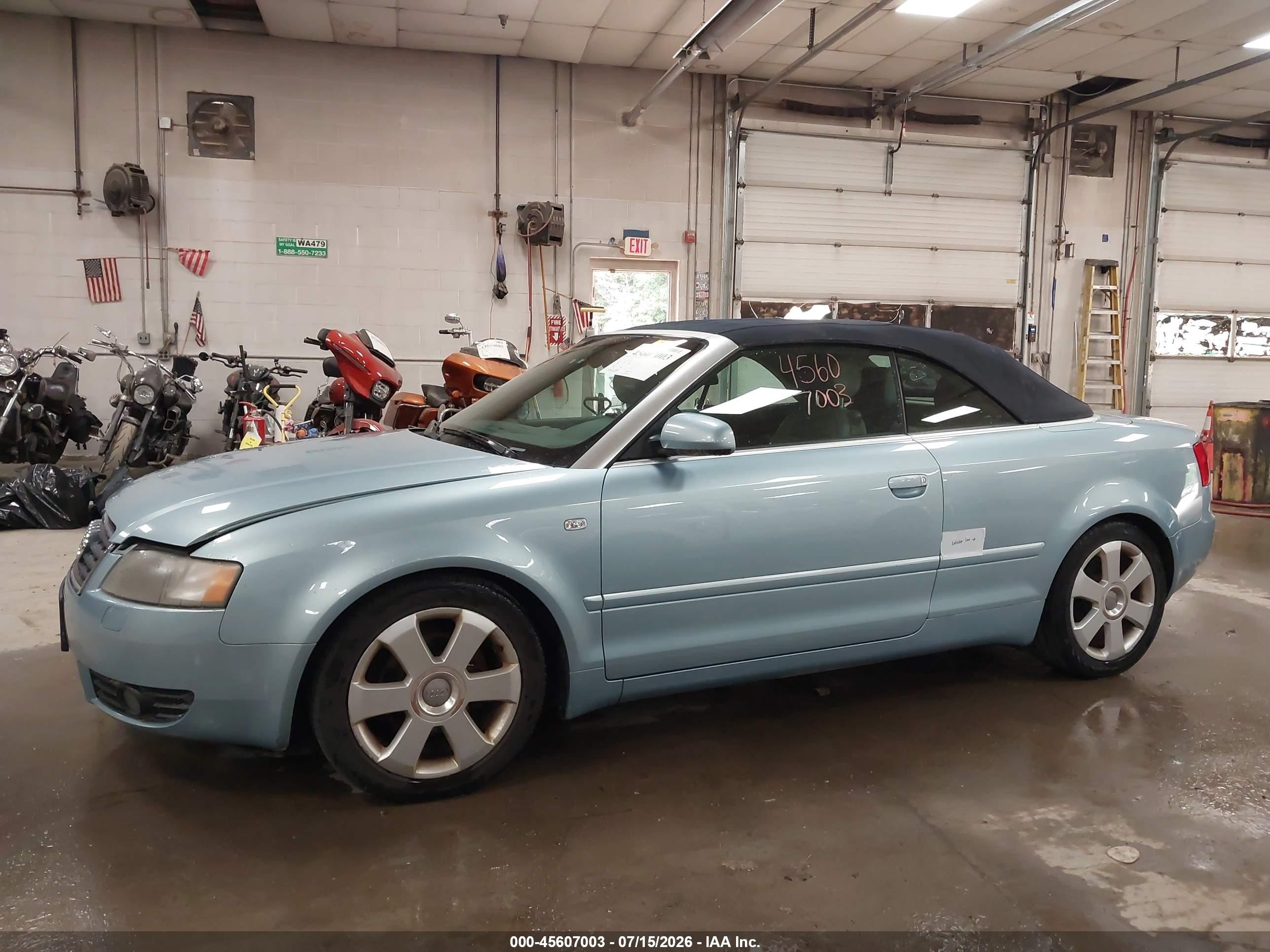 2006 Audi A4 1.8t Blue vin: WAUAC48H26K006194