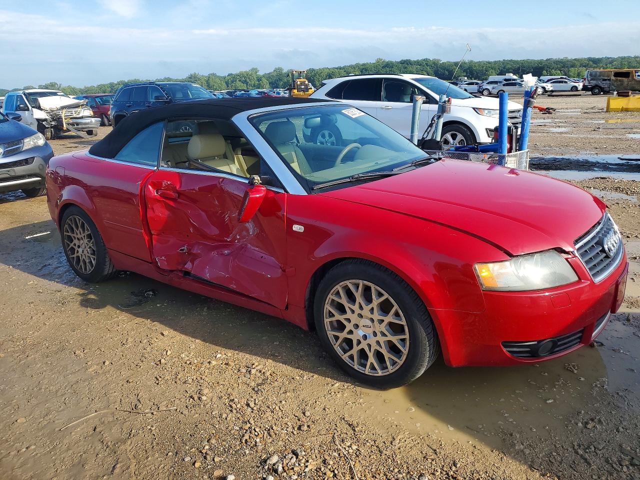 2006 Audi A4 1.8 Cabriolet Красный vin: WAUAC48H26K007958