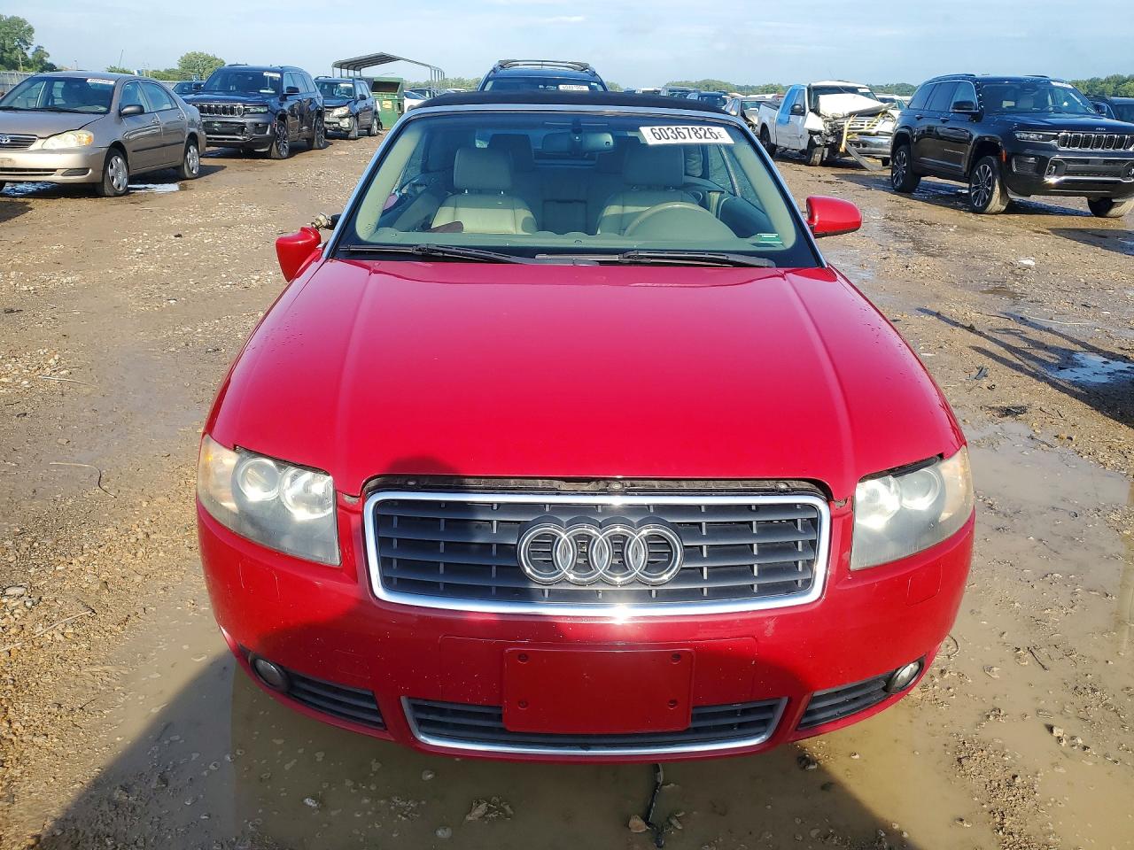 2006 Audi A4 1.8 Cabriolet Красный vin: WAUAC48H26K007958