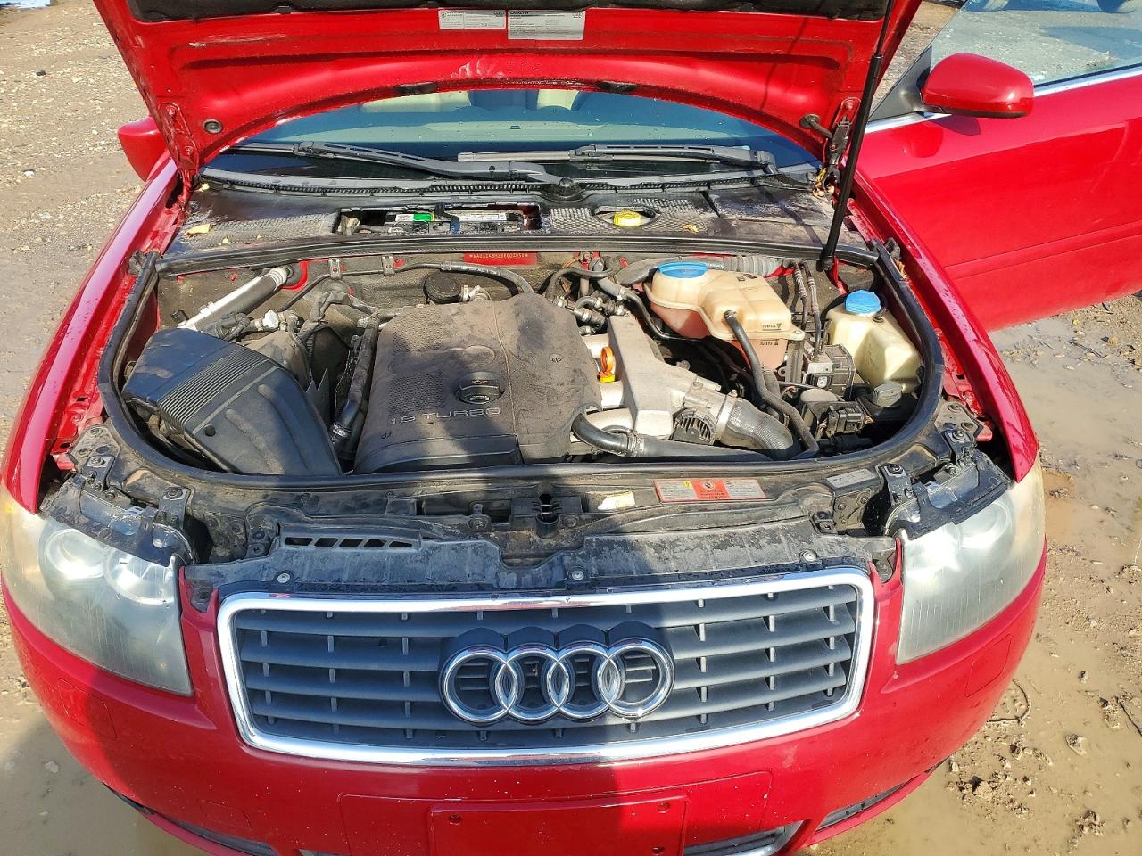 2006 Audi A4 1.8 Cabriolet Красный vin: WAUAC48H26K007958