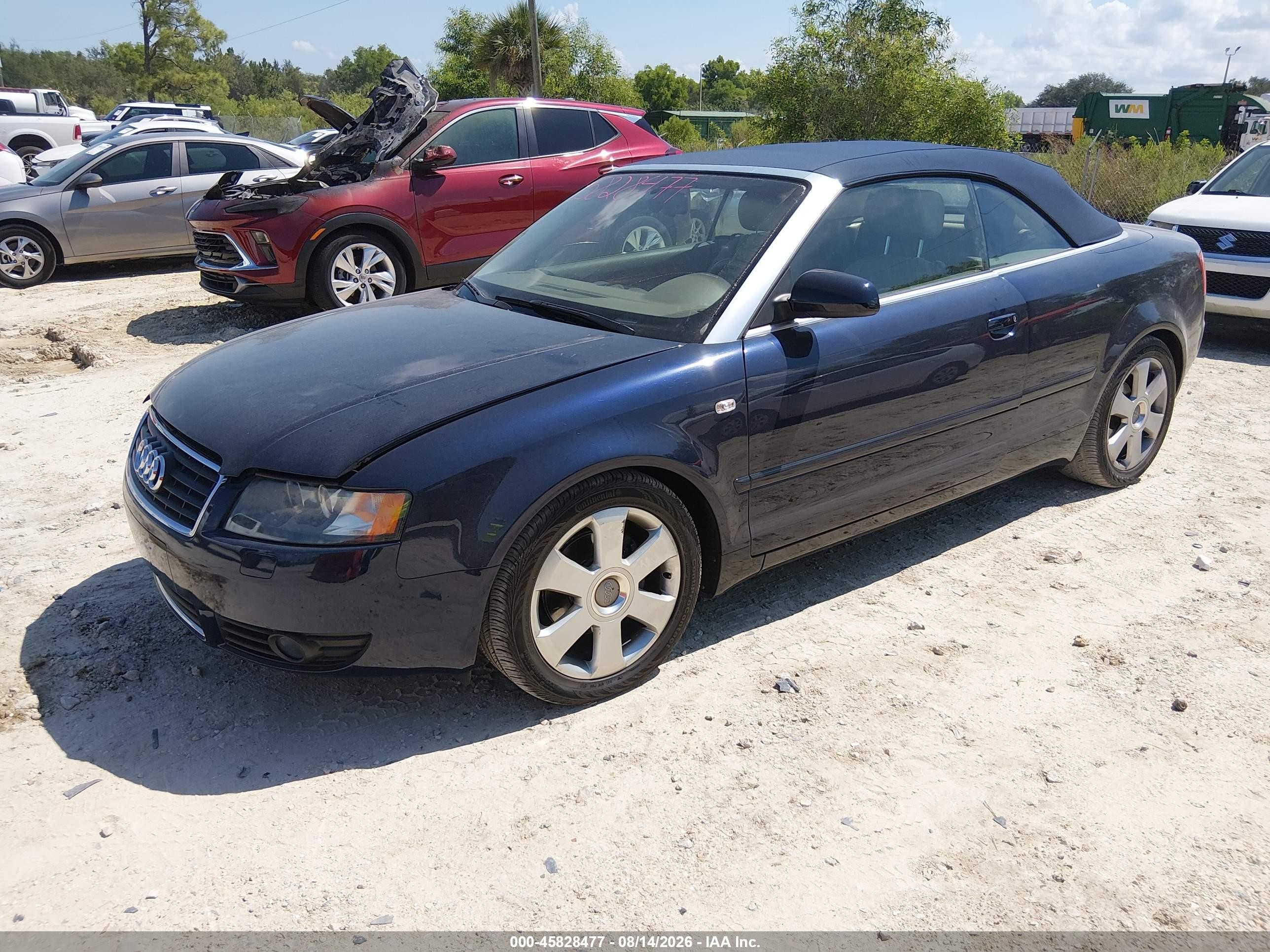 2006 Audi A4 1.8t Blue vin: WAUAC48H36K011307