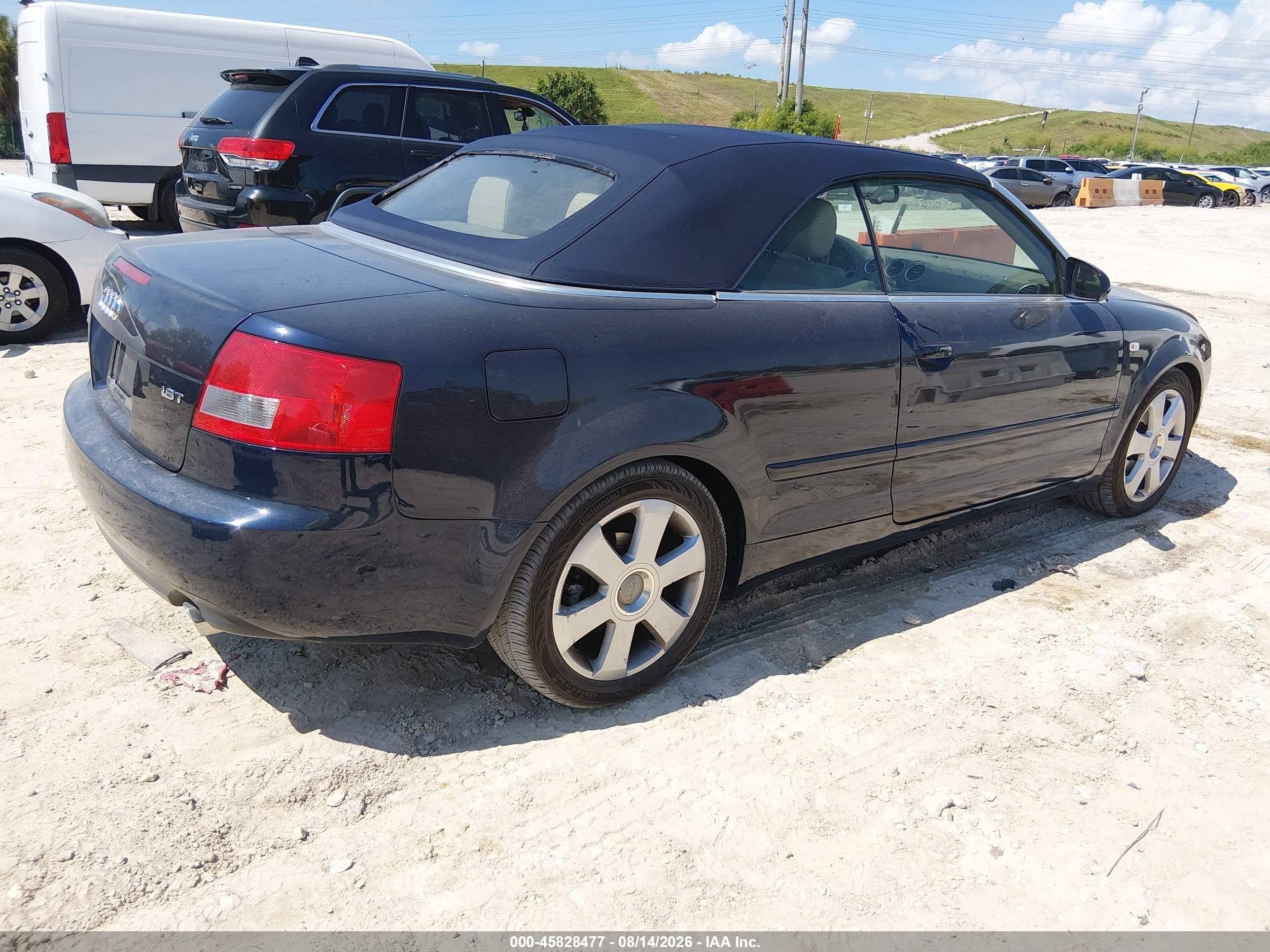 2006 Audi A4 1.8t Blue vin: WAUAC48H36K011307