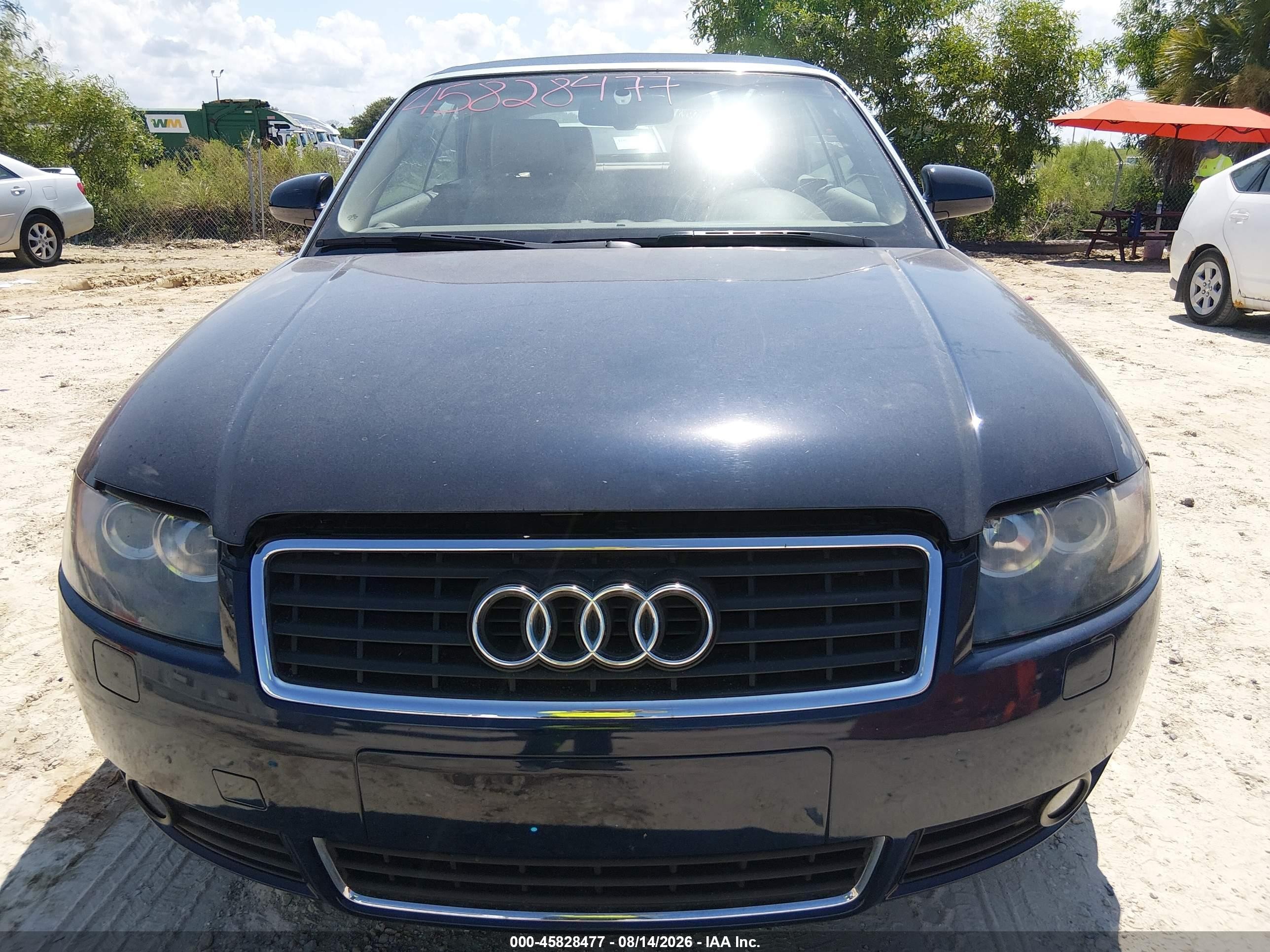 2006 Audi A4 1.8t Blue vin: WAUAC48H36K011307