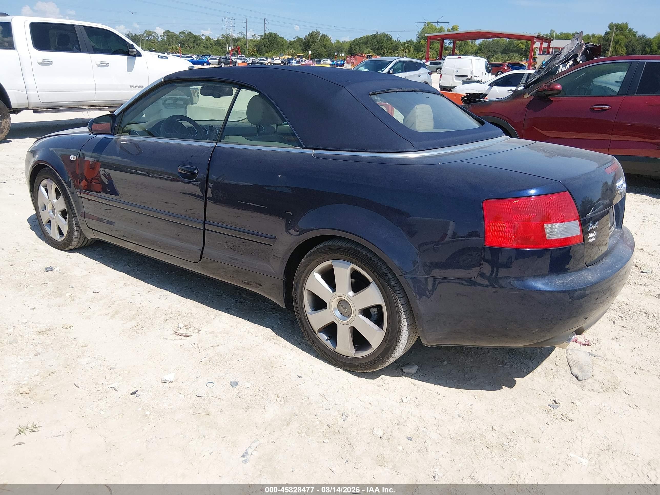2006 Audi A4 1.8t Blue vin: WAUAC48H36K011307