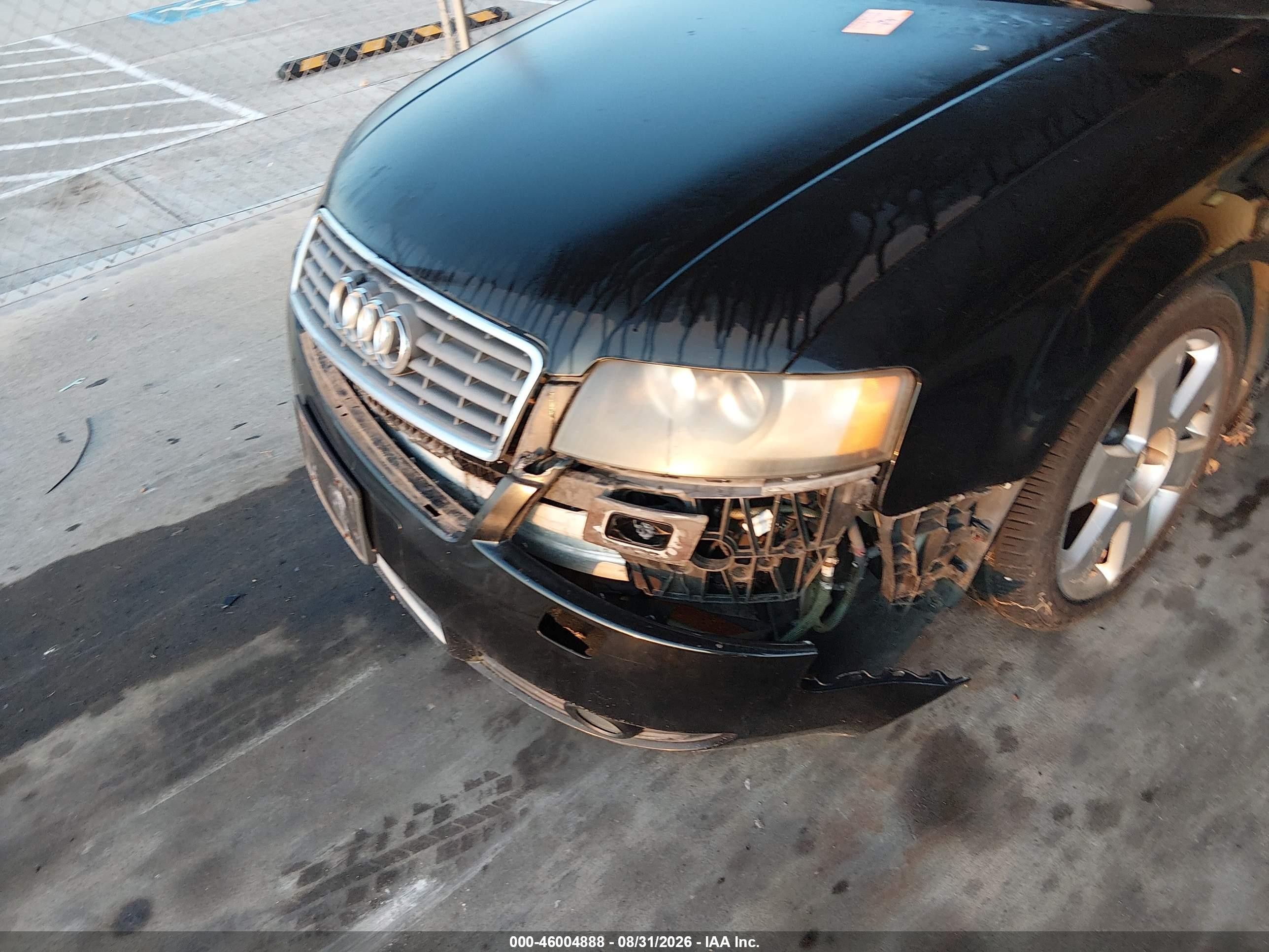 2004 Audi A4 1.8t Черный vin: WAUAC48H44K015878