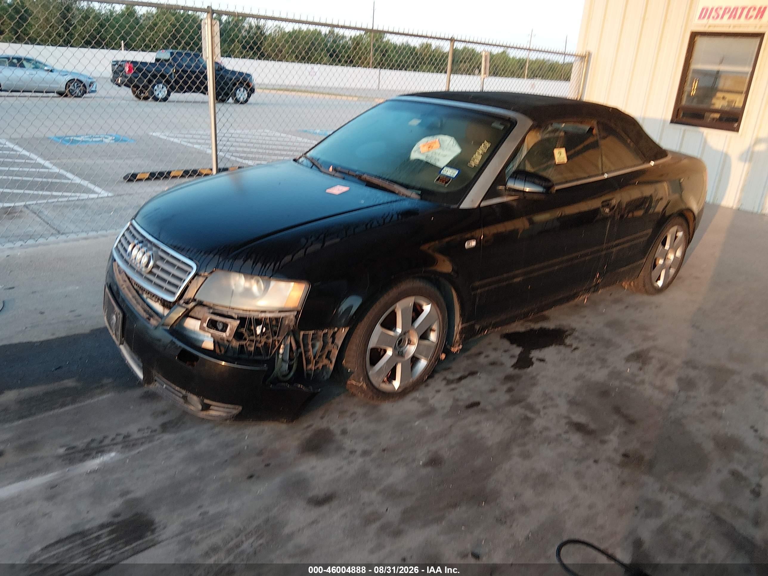2004 Audi A4 1.8t Черный vin: WAUAC48H44K015878