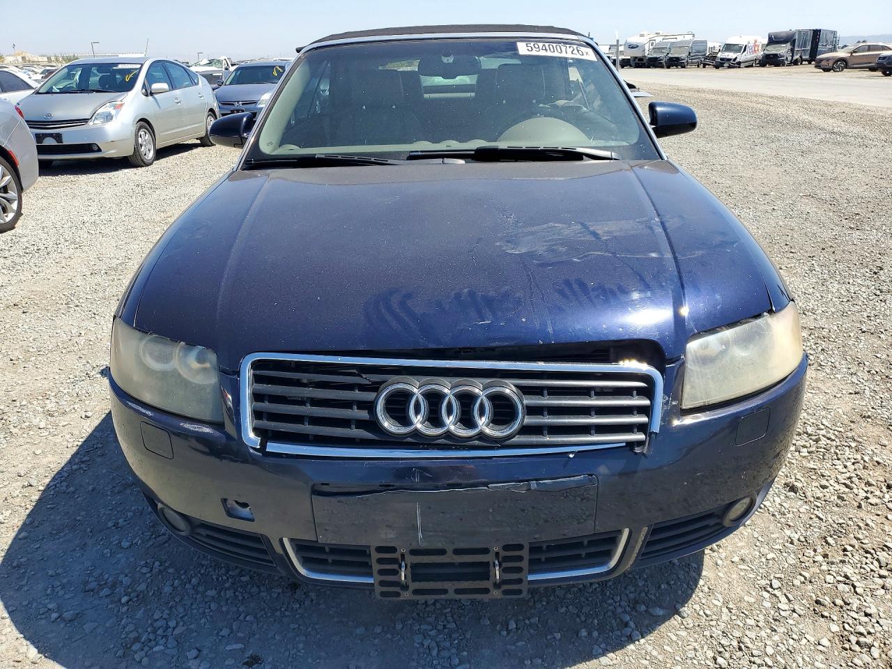 2006 Audi A4 1.8 Cabriolet Blue vin: WAUAC48H46K004933