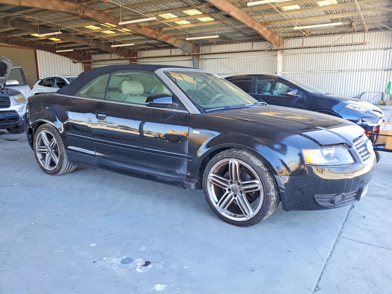 2004 Audi A4 1.8 Cabriolet Black vin: WAUAC48H54K012861