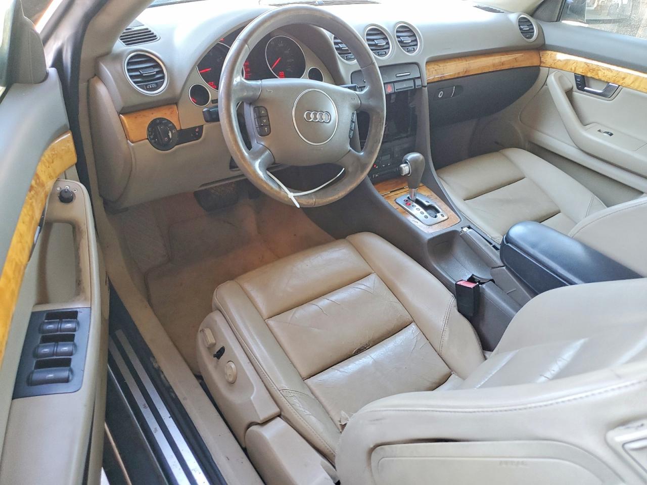 2004 Audi A4 1.8 Cabriolet Black vin: WAUAC48H54K012861