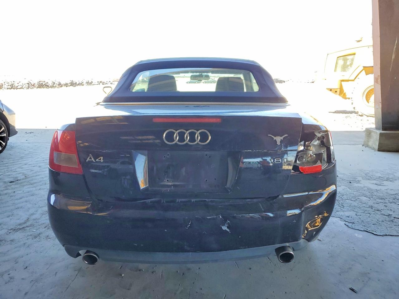 2004 Audi A4 1.8 Cabriolet Black vin: WAUAC48H54K012861