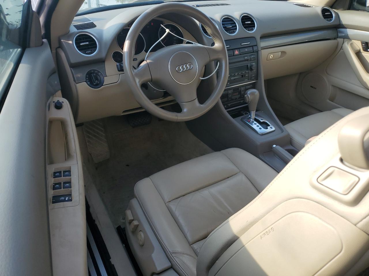 2005 Audi A4 1.8 Cabriolet Blue vin: WAUAC48H55K014725
