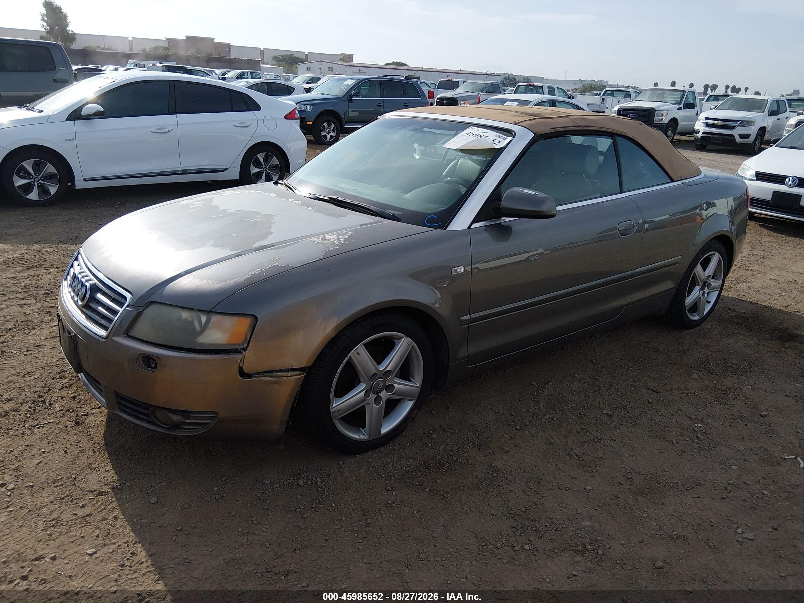 2006 Audi A4 1.8t Коричневый vin: WAUAC48H66K006974