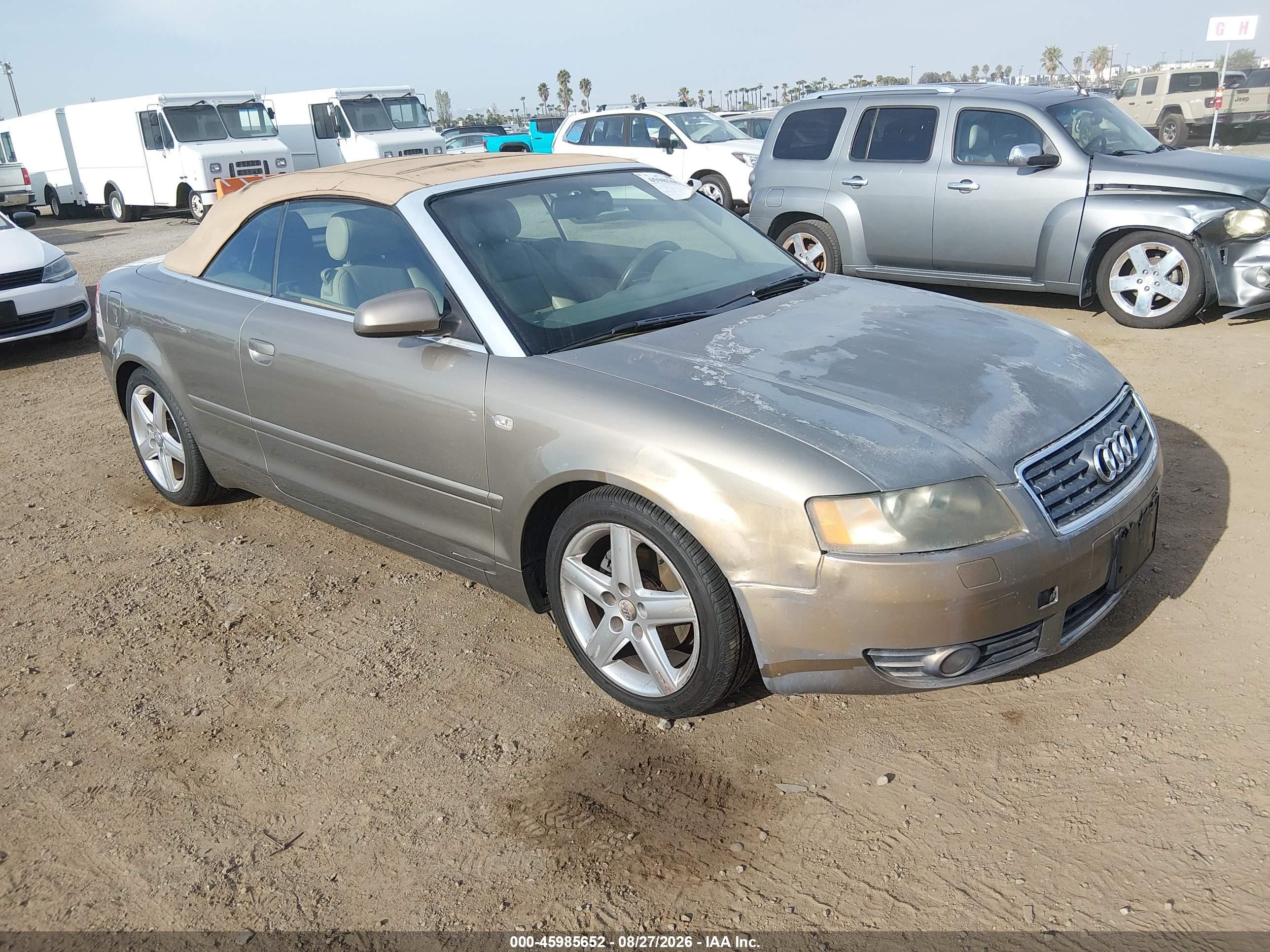 2006 Audi A4 1.8t Коричневый vin: WAUAC48H66K006974