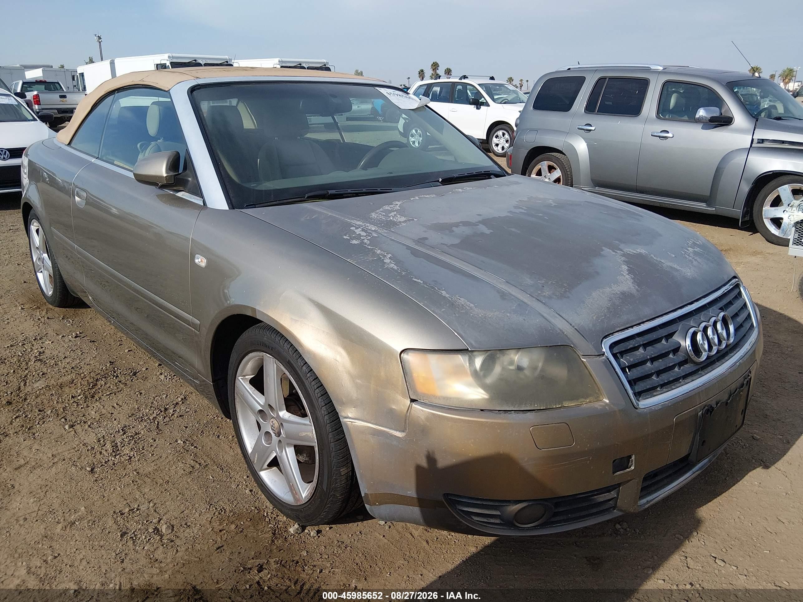 2006 Audi A4 1.8t Коричневый vin: WAUAC48H66K006974