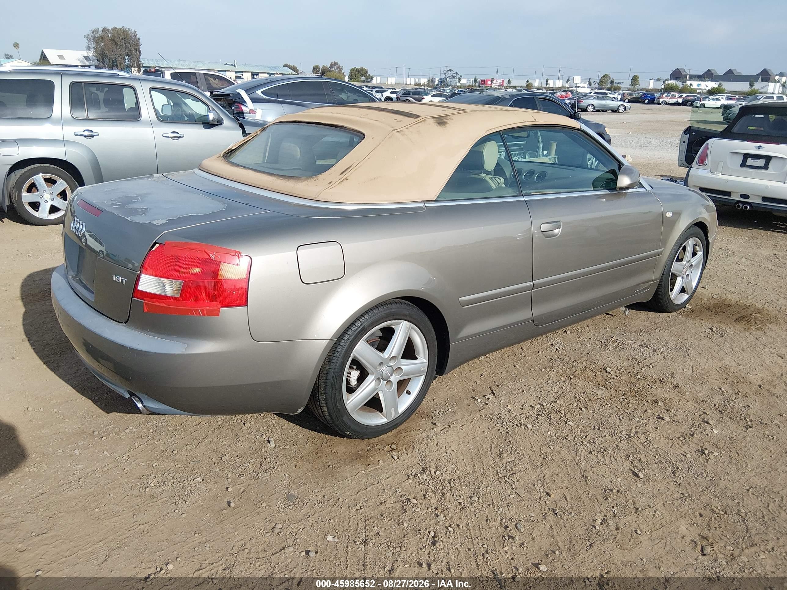 2006 Audi A4 1.8t Коричневый vin: WAUAC48H66K006974