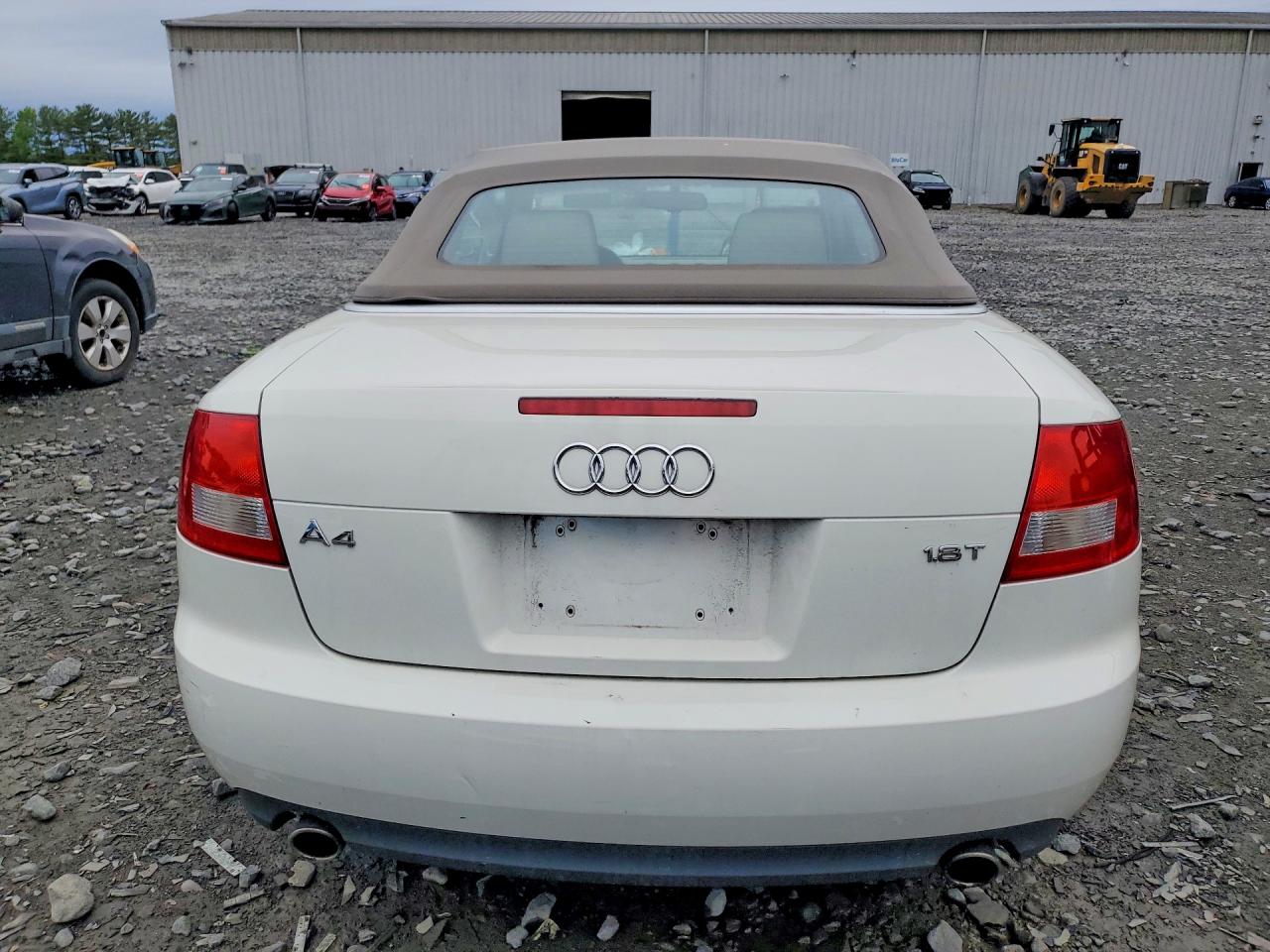 2005 Audi A4 1.8 Cabriolet Белый vin: WAUAC48H85K006957