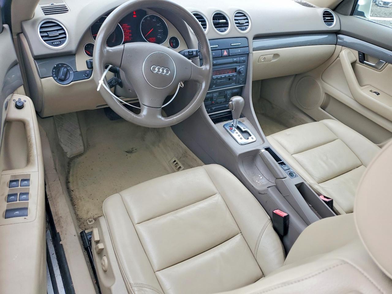 2005 Audi A4 1.8 Cabriolet Белый vin: WAUAC48H85K006957