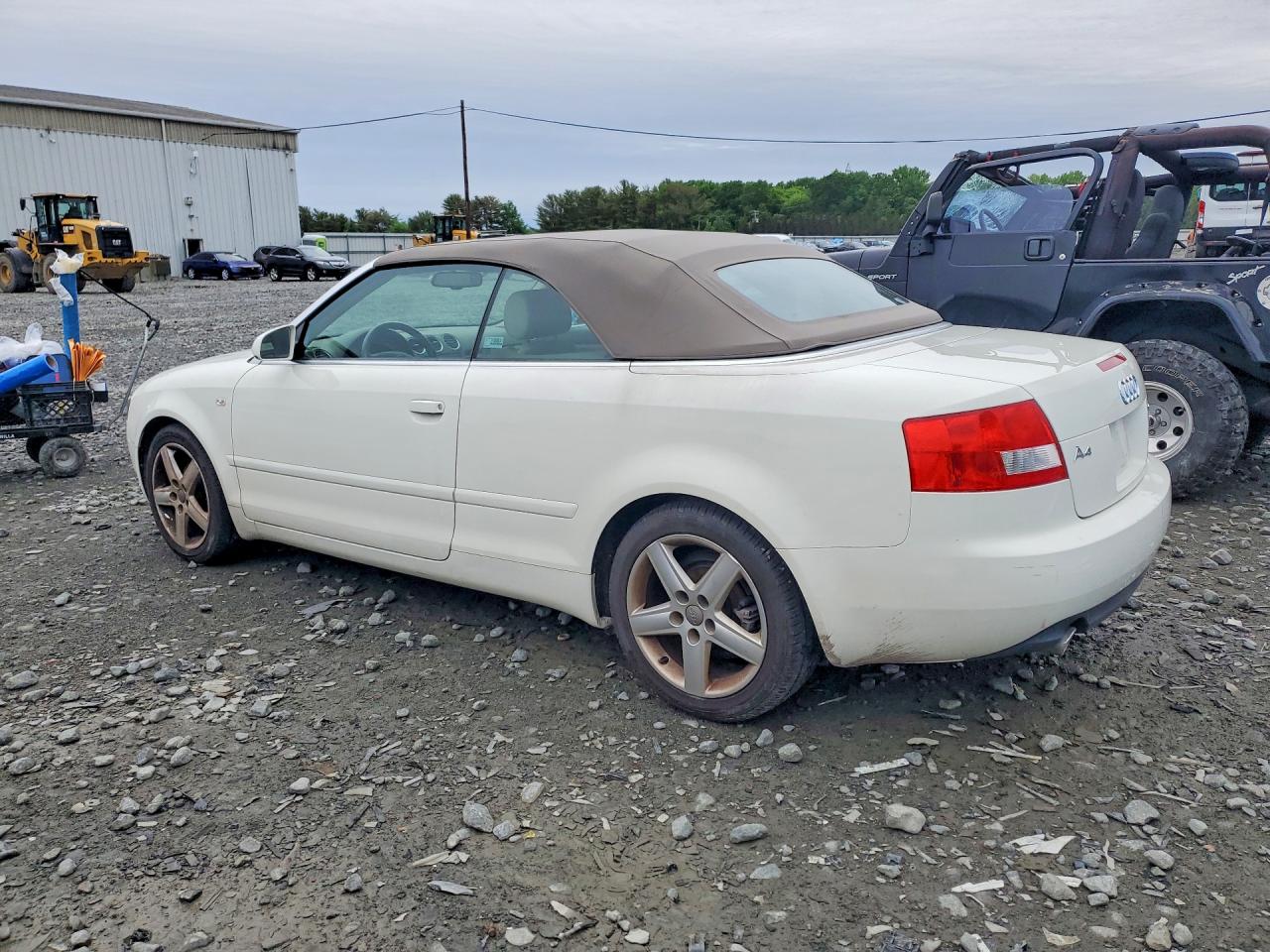 2005 Audi A4 1.8 Cabriolet Белый vin: WAUAC48H85K006957