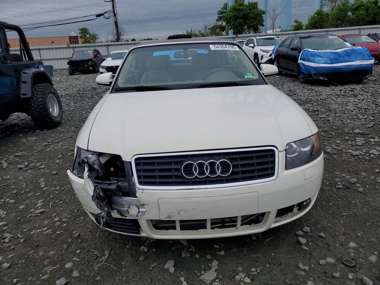 2005 Audi A4 1.8 Cabriolet Белый vin: WAUAC48H85K006957
