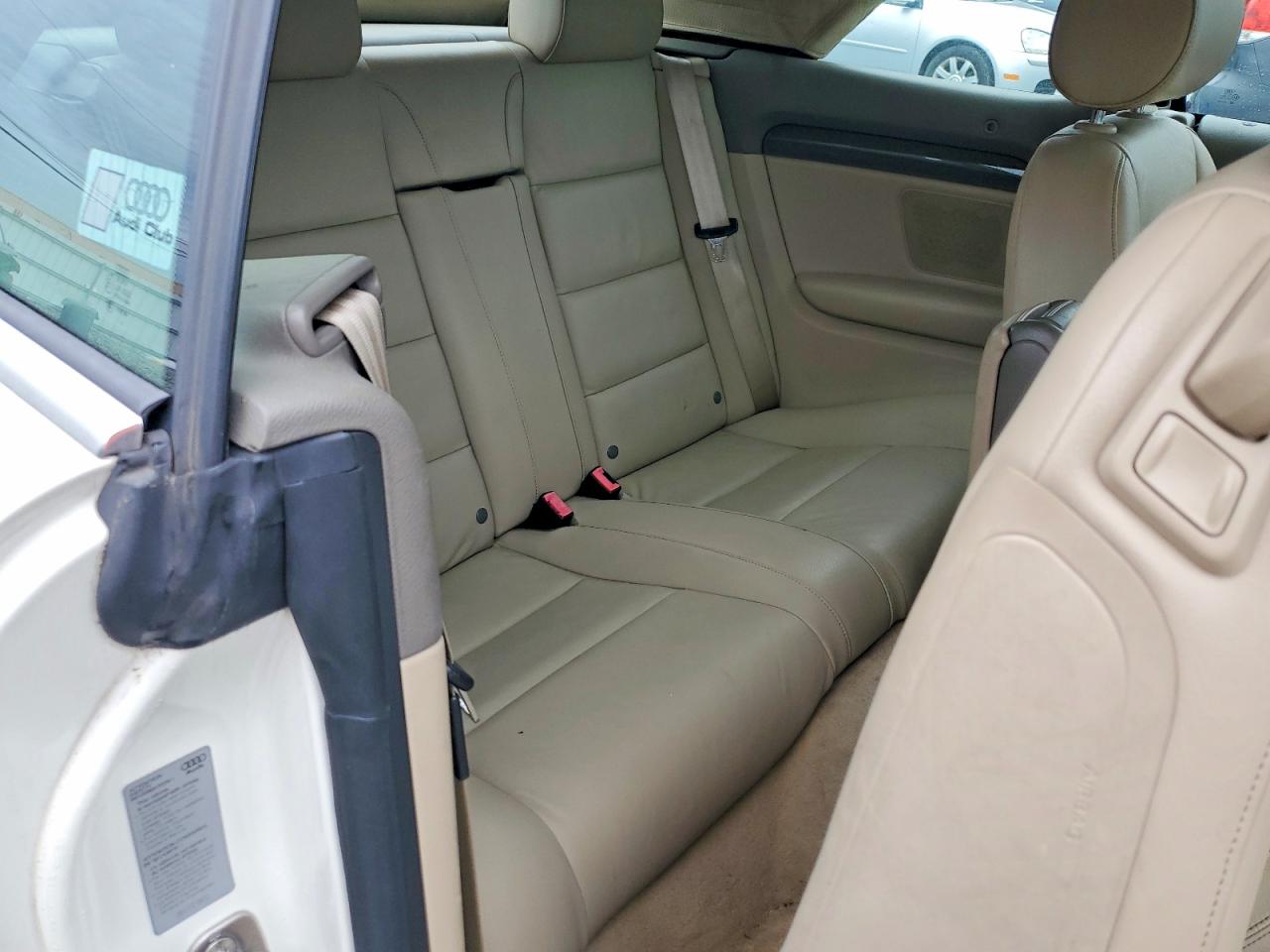 2005 Audi A4 1.8 Cabriolet Белый vin: WAUAC48H85K006957