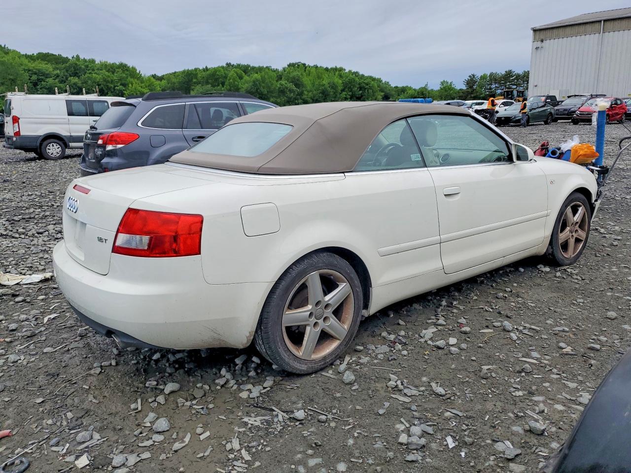 2005 Audi A4 1.8 Cabriolet Белый vin: WAUAC48H85K006957