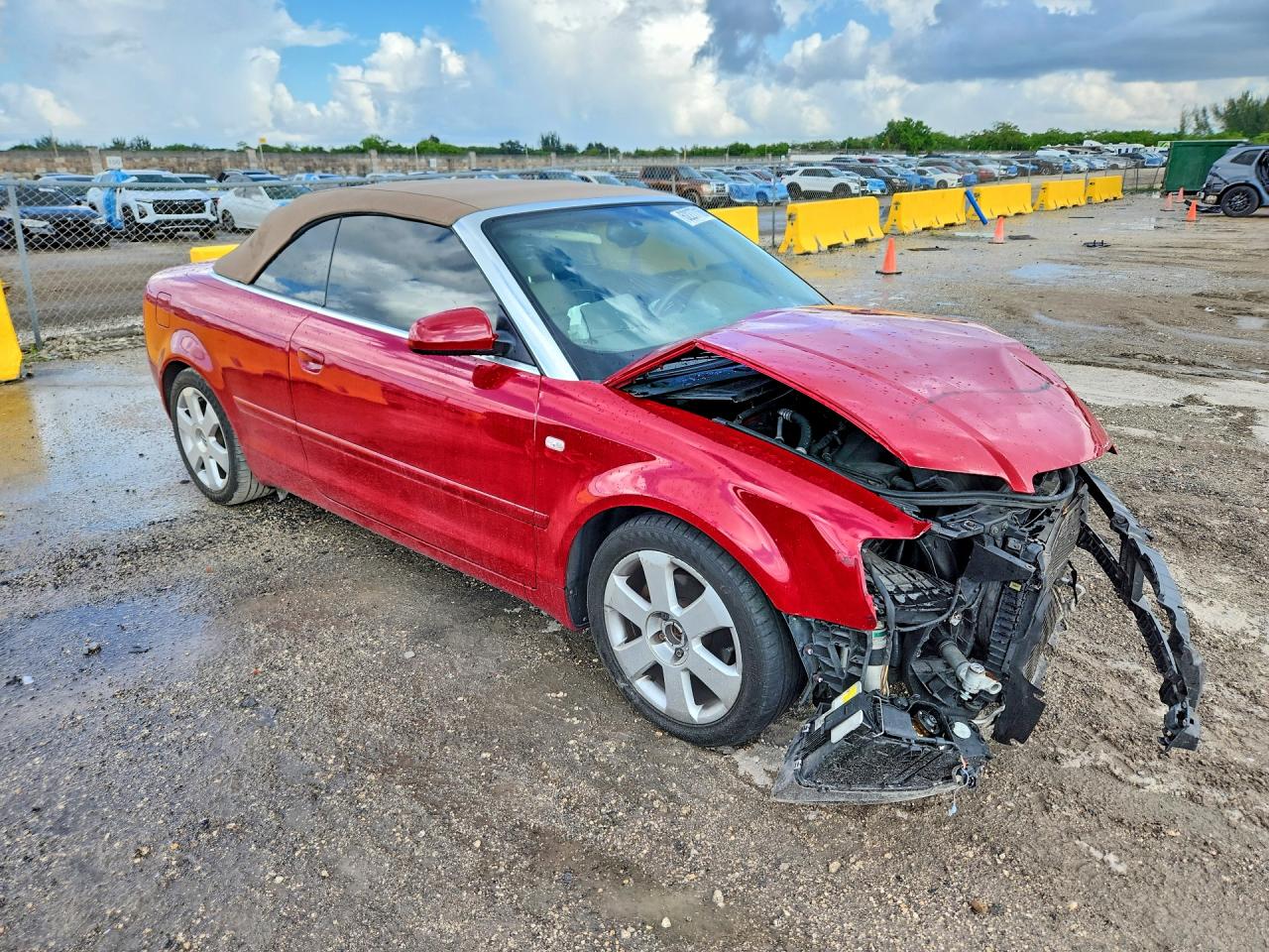 2004 Audi A4 1.8 Cabriolet Красный vin: WAUAC48H94K015052