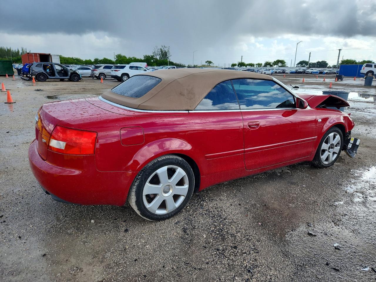 2004 Audi A4 1.8 Cabriolet Красный vin: WAUAC48H94K015052