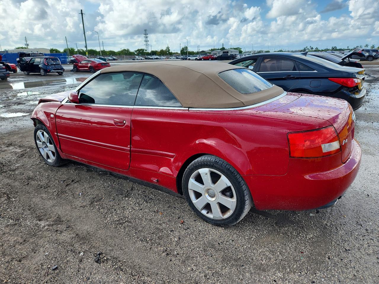 2004 Audi A4 1.8 Cabriolet Красный vin: WAUAC48H94K015052