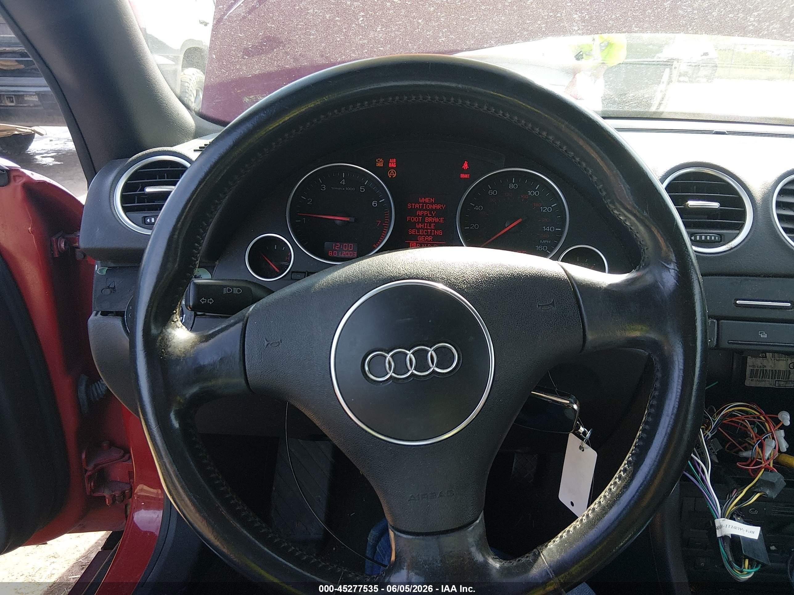 2005 Audi A4 1.8t Red vin: WAUAC48H95K008622