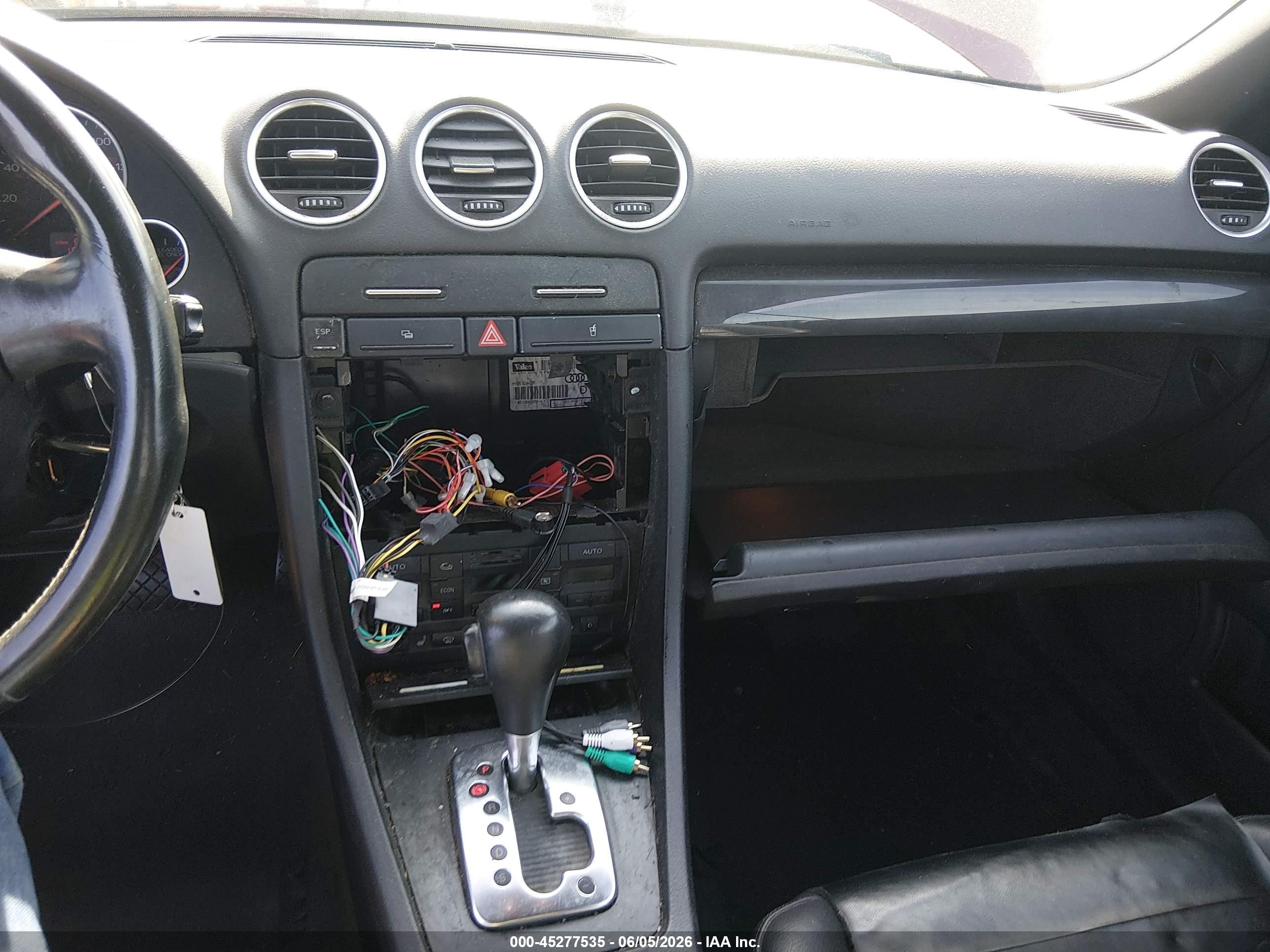 2005 Audi A4 1.8t Red vin: WAUAC48H95K008622