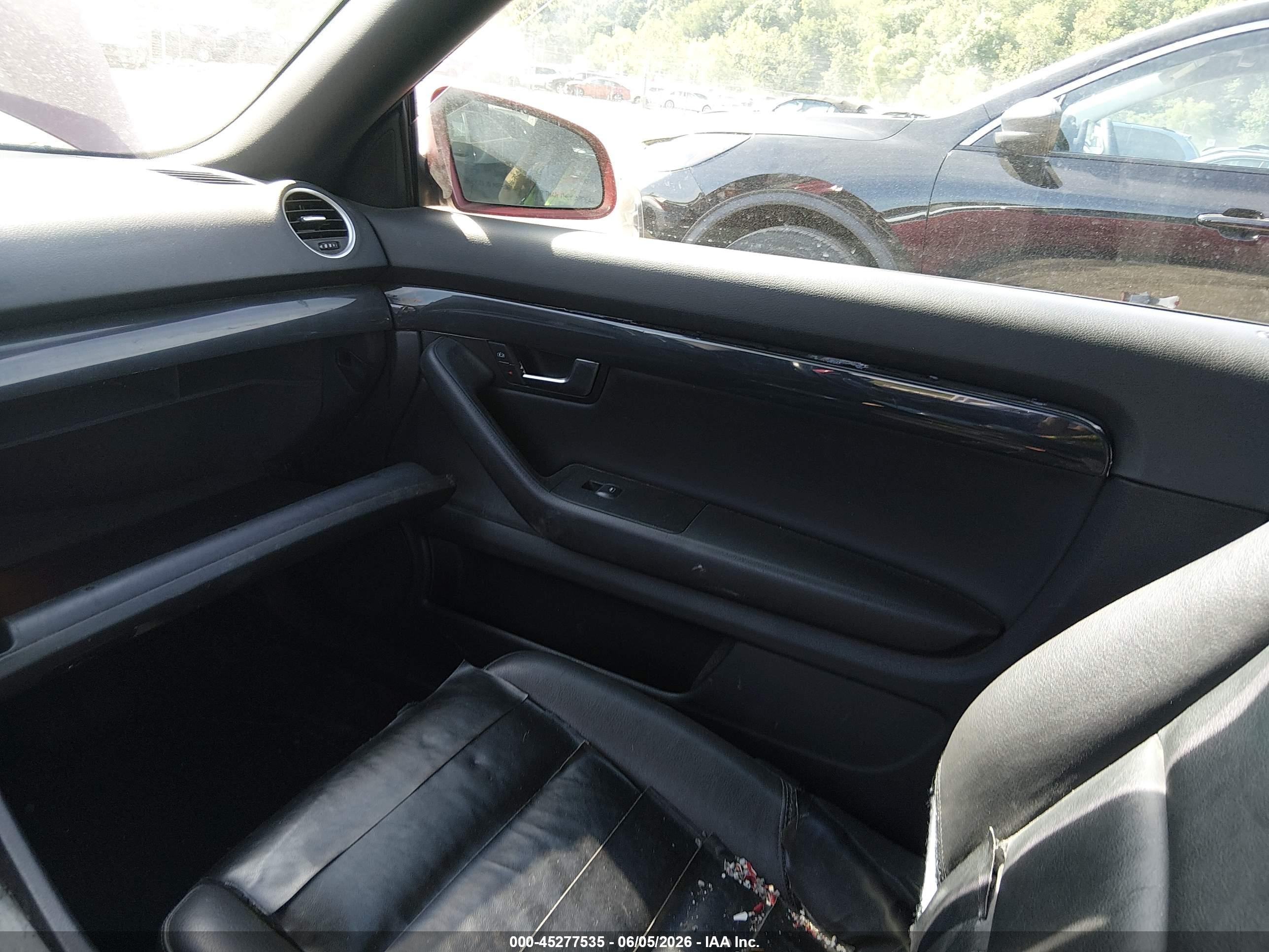 2005 Audi A4 1.8t Red vin: WAUAC48H95K008622