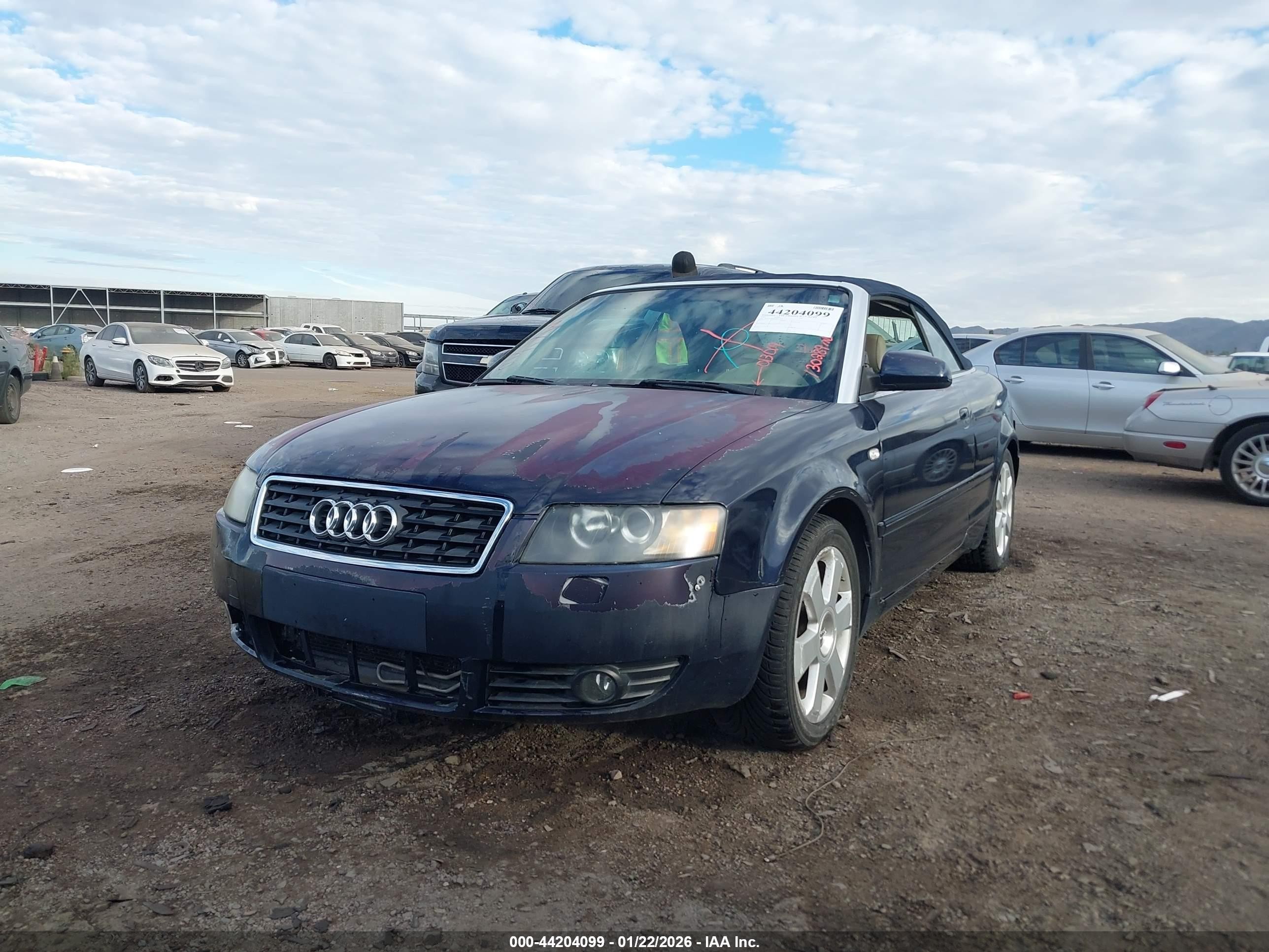2005 Audi A4 1.8t Blue vin: WAUAC48HX5K013019