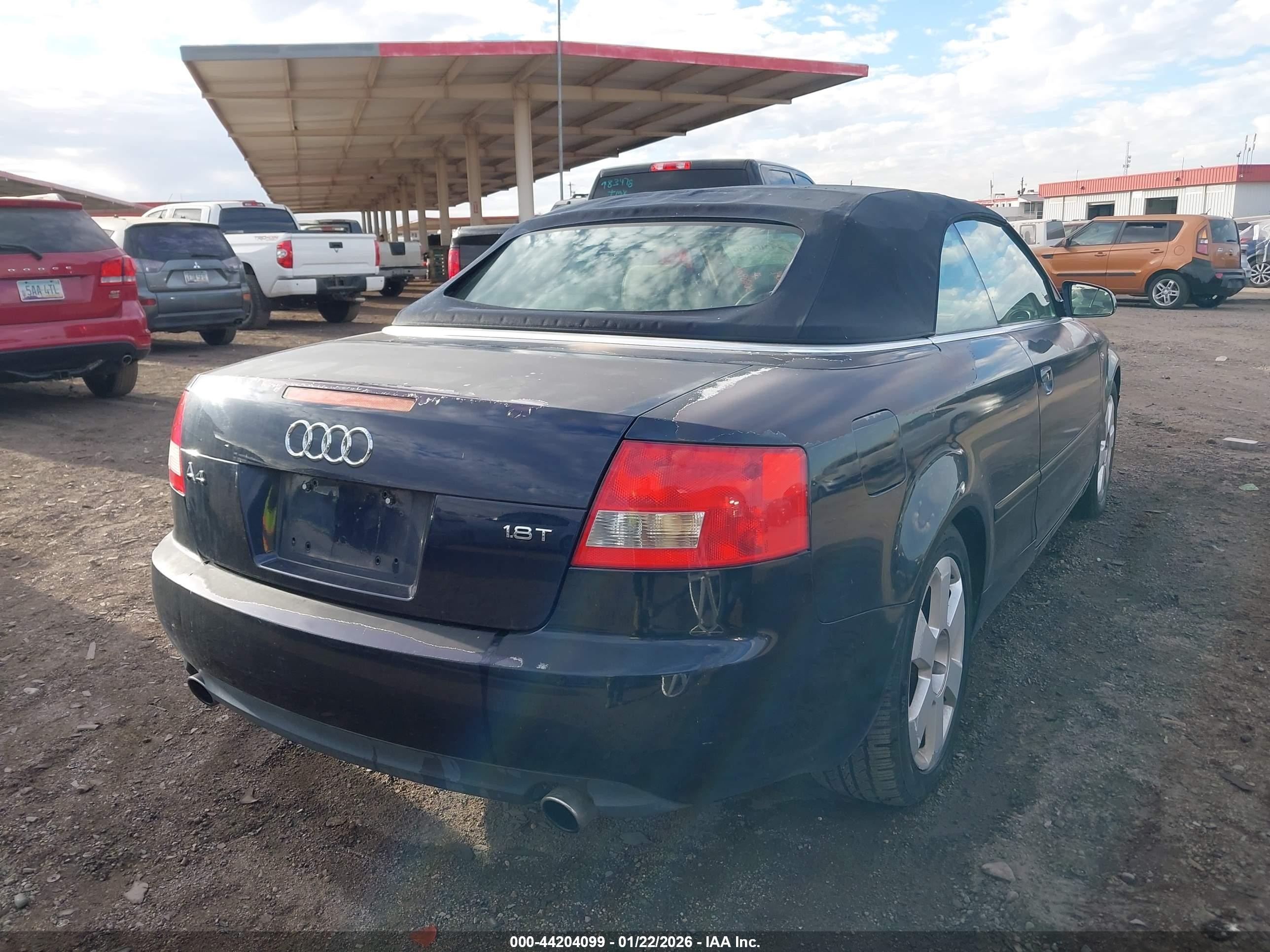 2005 Audi A4 1.8t Blue vin: WAUAC48HX5K013019