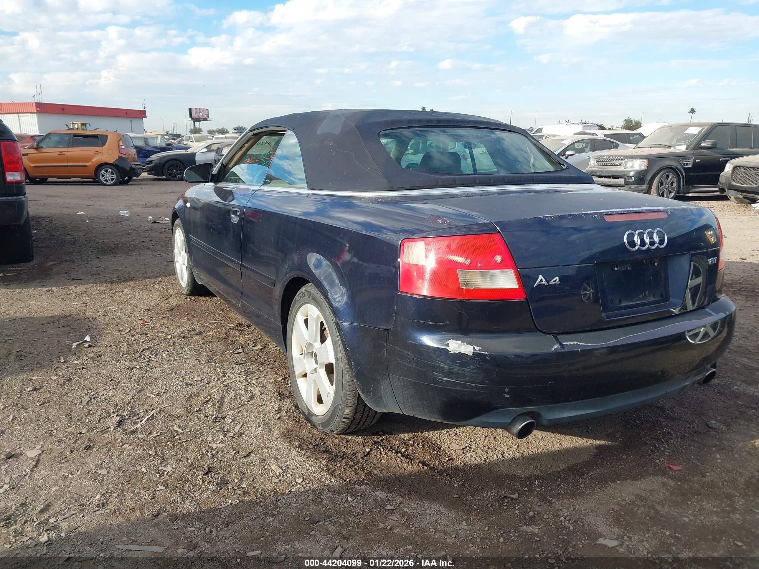 2005 Audi A4 1.8t Blue vin: WAUAC48HX5K013019