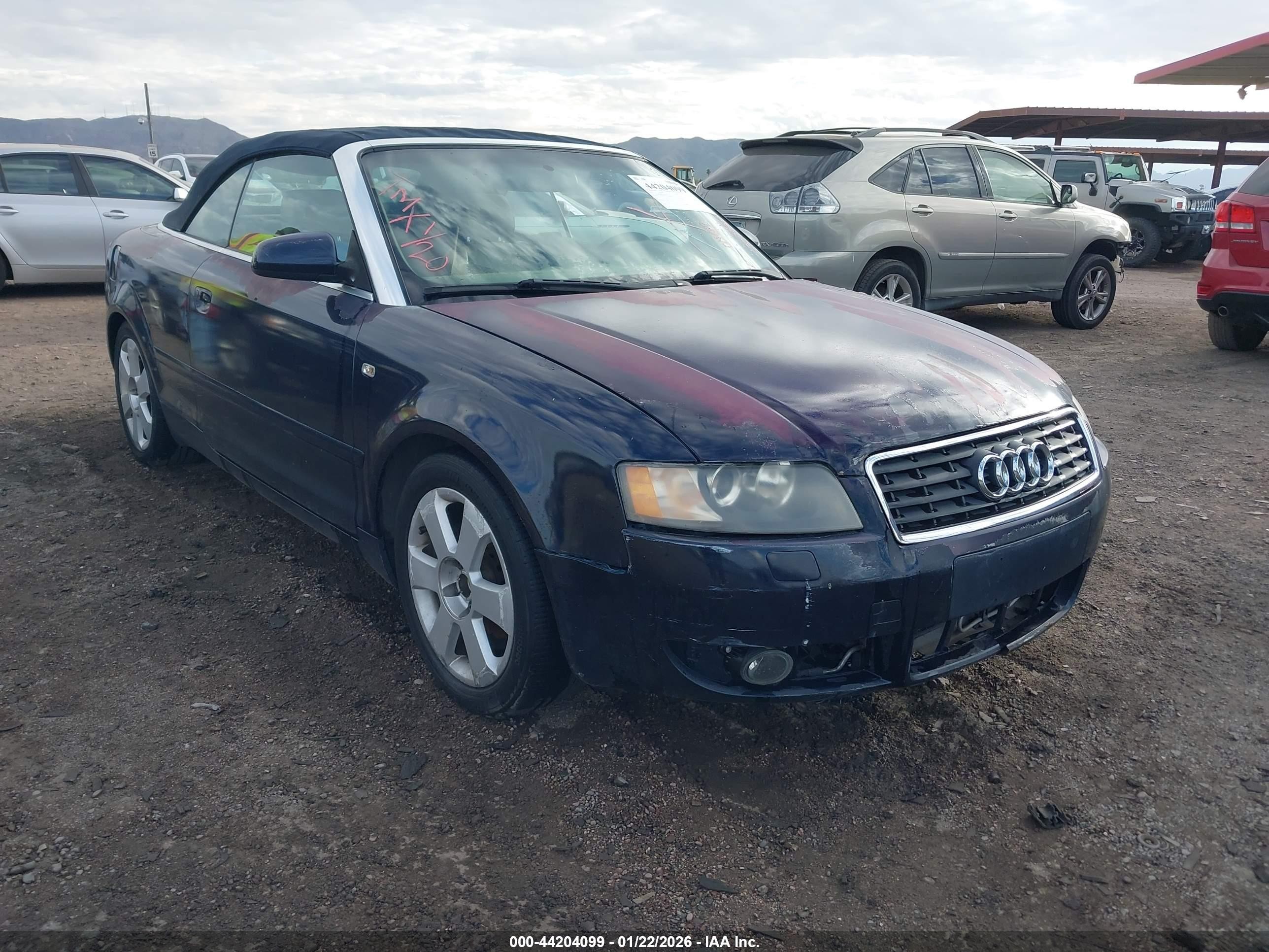 2005 Audi A4 1.8t Blue vin: WAUAC48HX5K013019