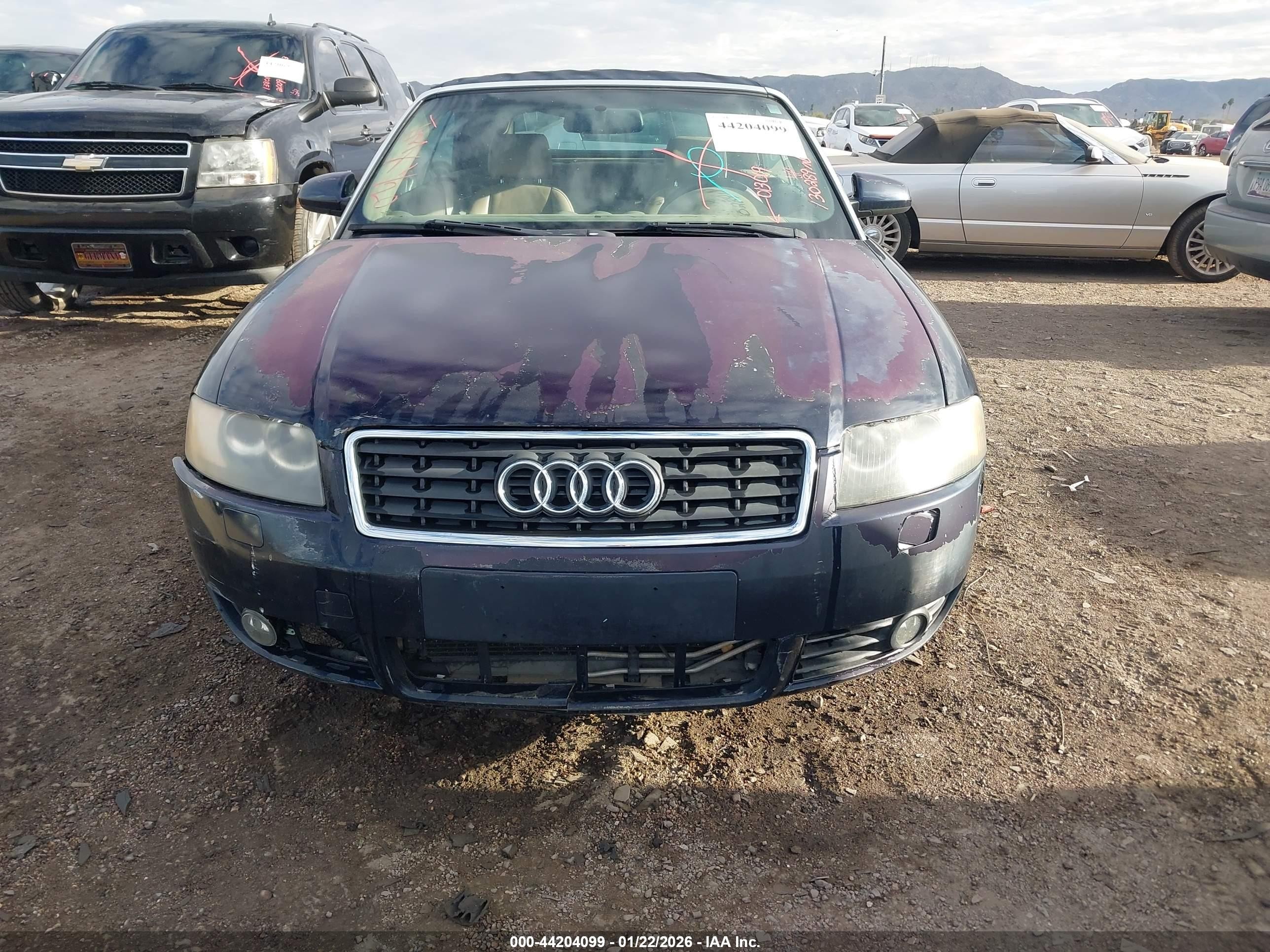 2005 Audi A4 1.8t Blue vin: WAUAC48HX5K013019