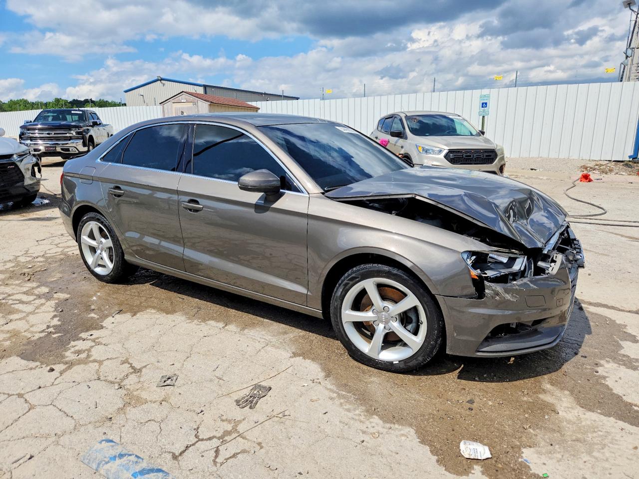 2015 Audi A3 Premium Gray vin: WAUACGFF0F1026971